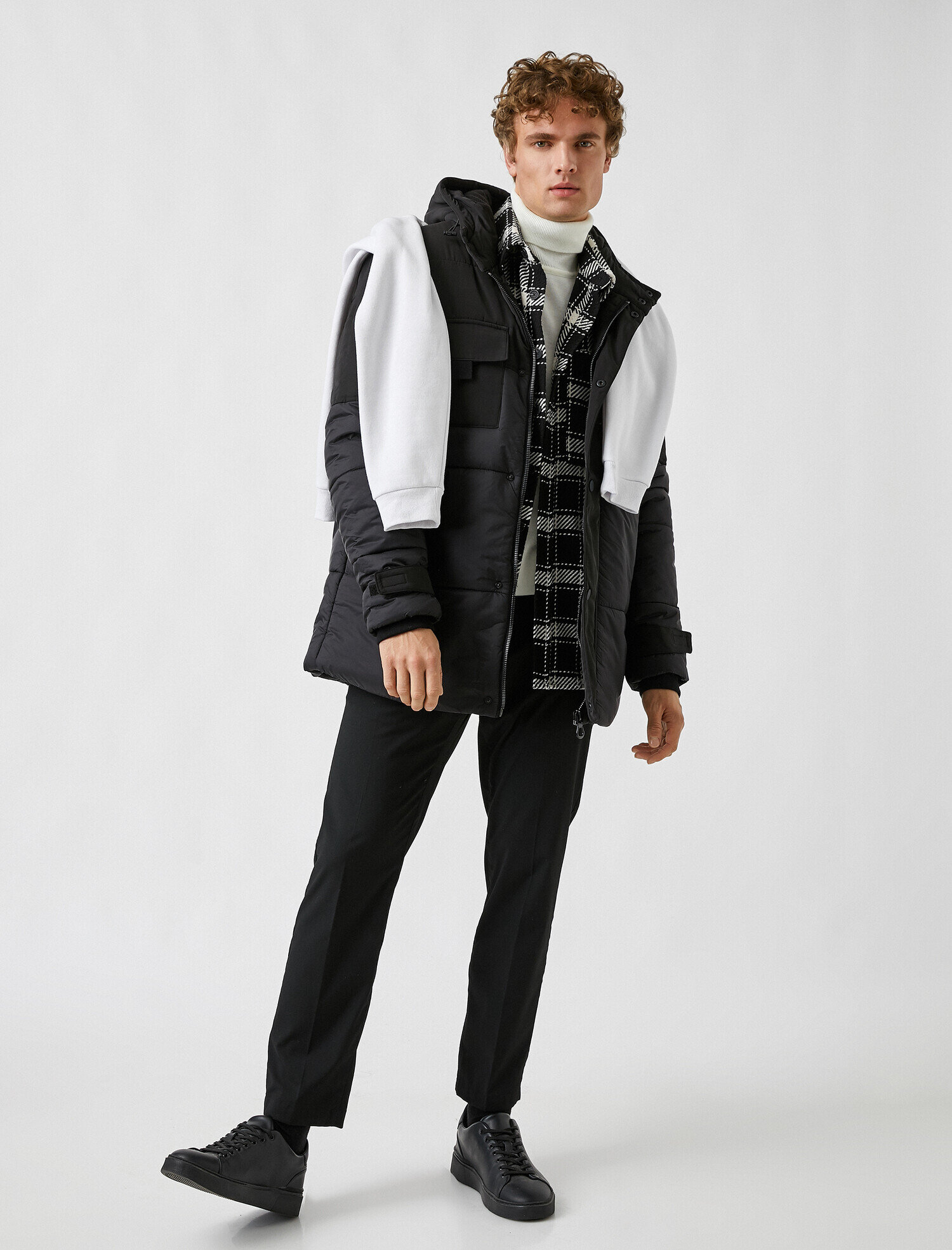   Kapüşonlu Anorak Parka