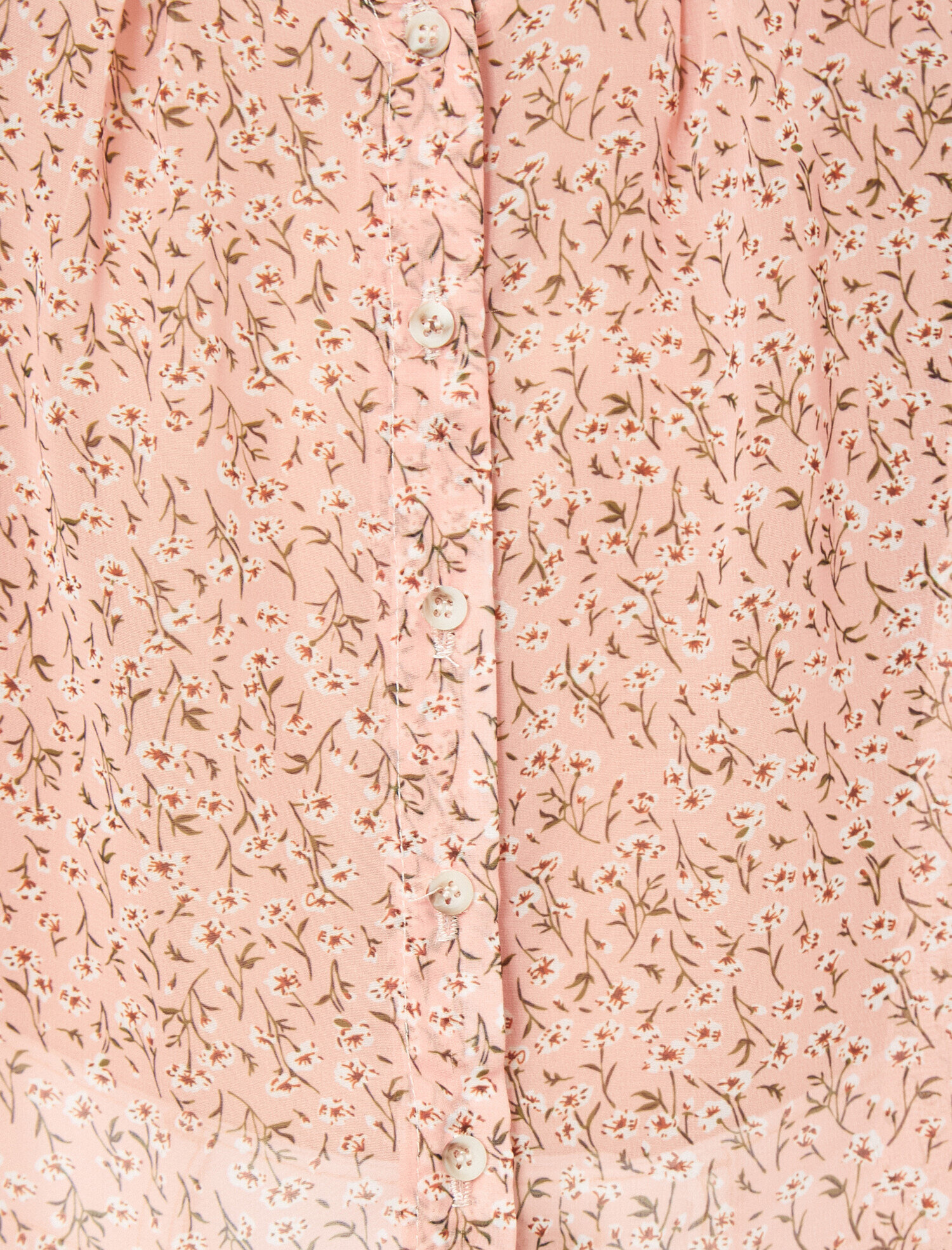   V Yaka Uzun Kollu Desenli Gömlek