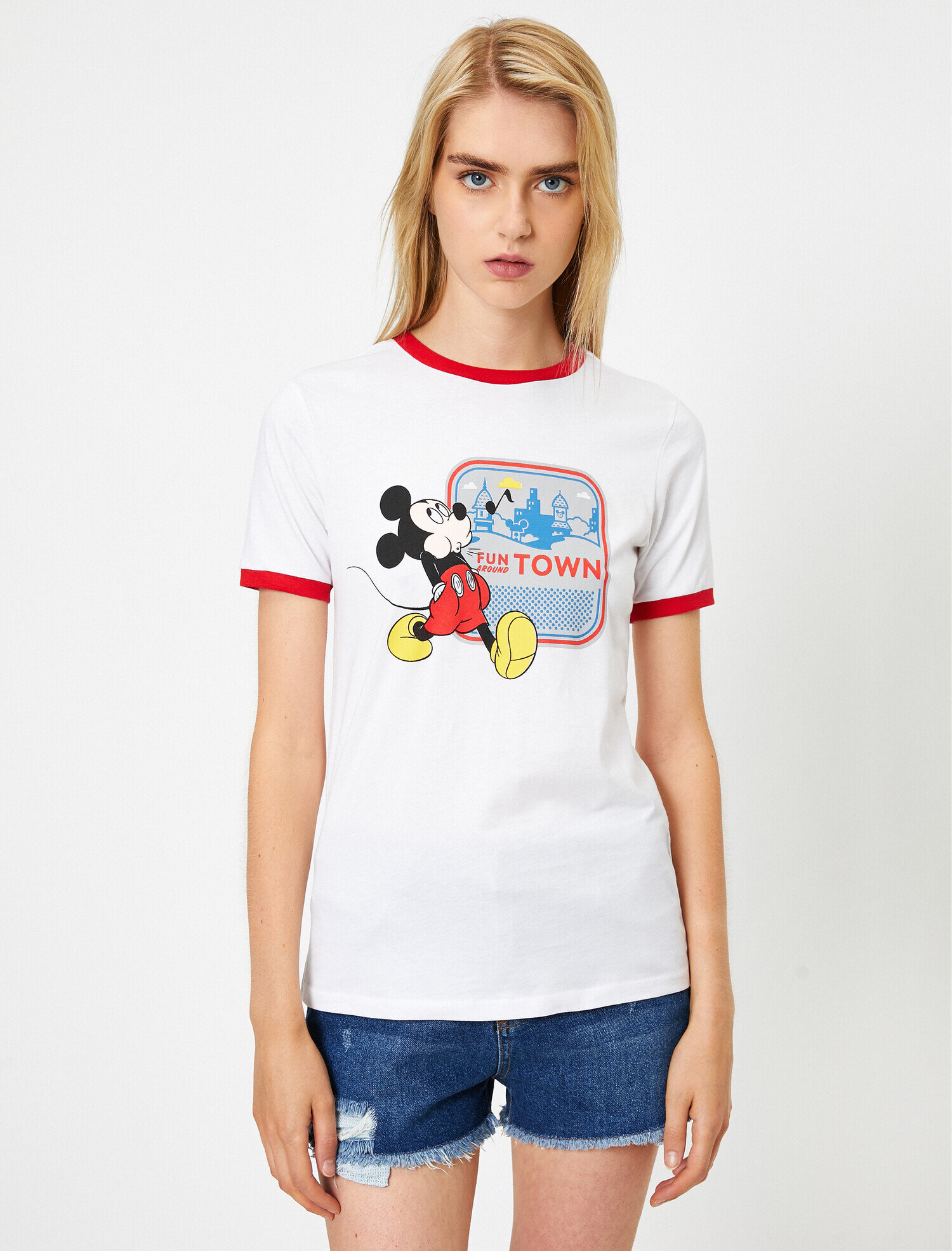   Disney Lisanslı Pamuklu Kısa Kollu Tişört