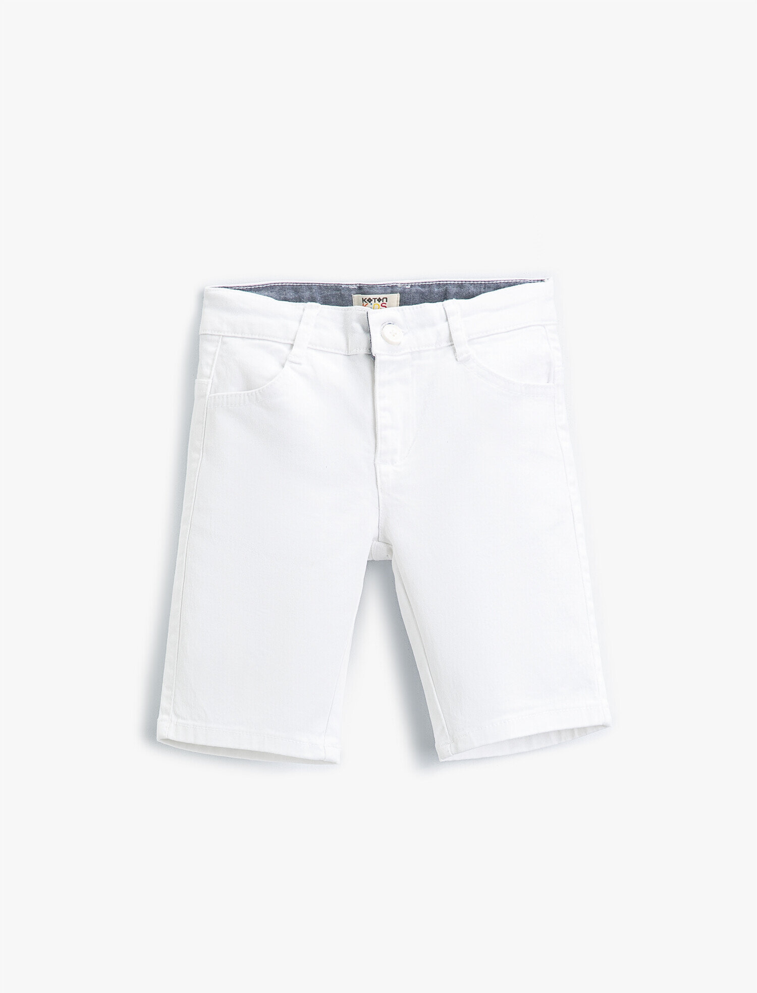  Erkek Çocuk Basic Bermuda Şort Pamuklu