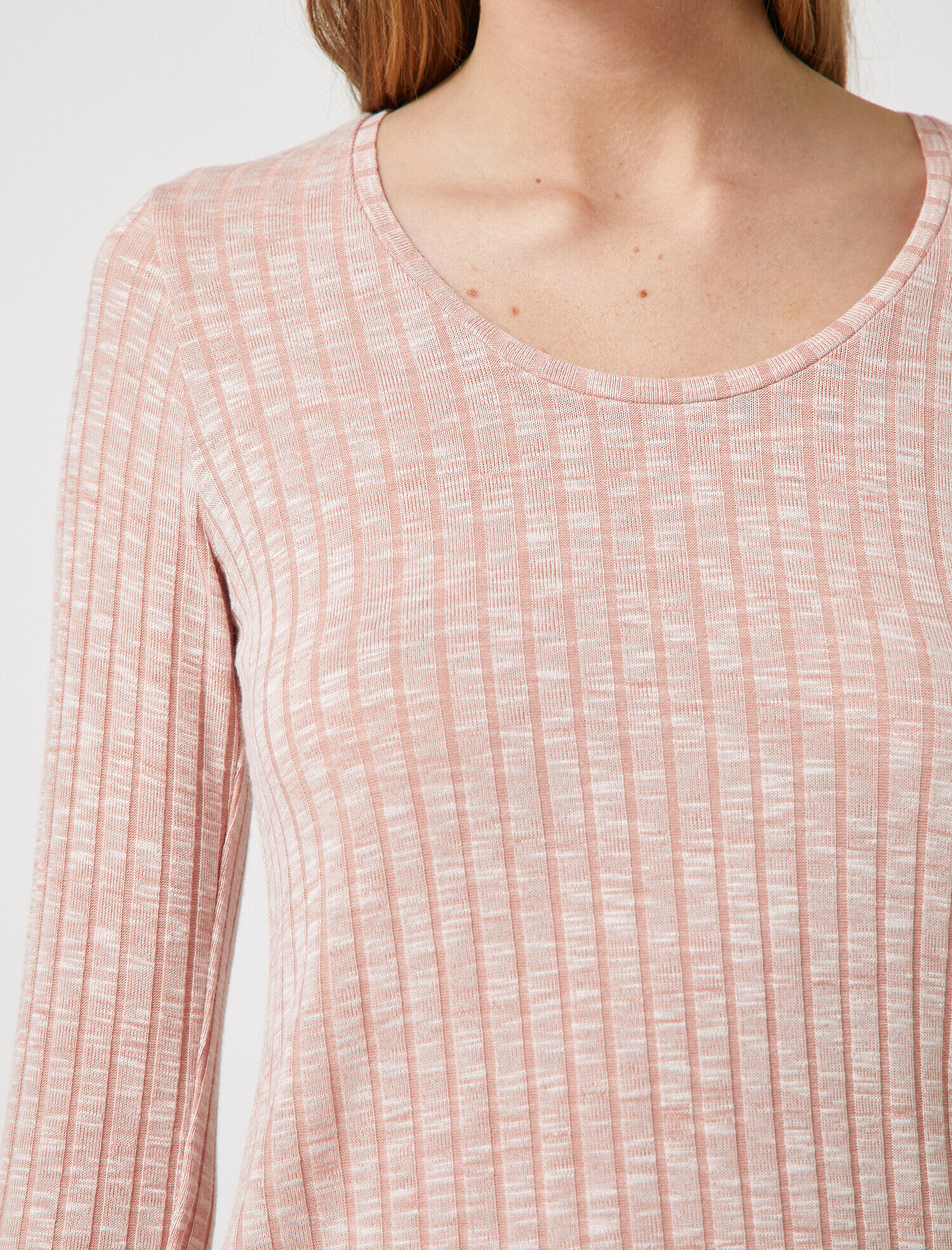   Uzun Kollu Triko Pijama Üstü