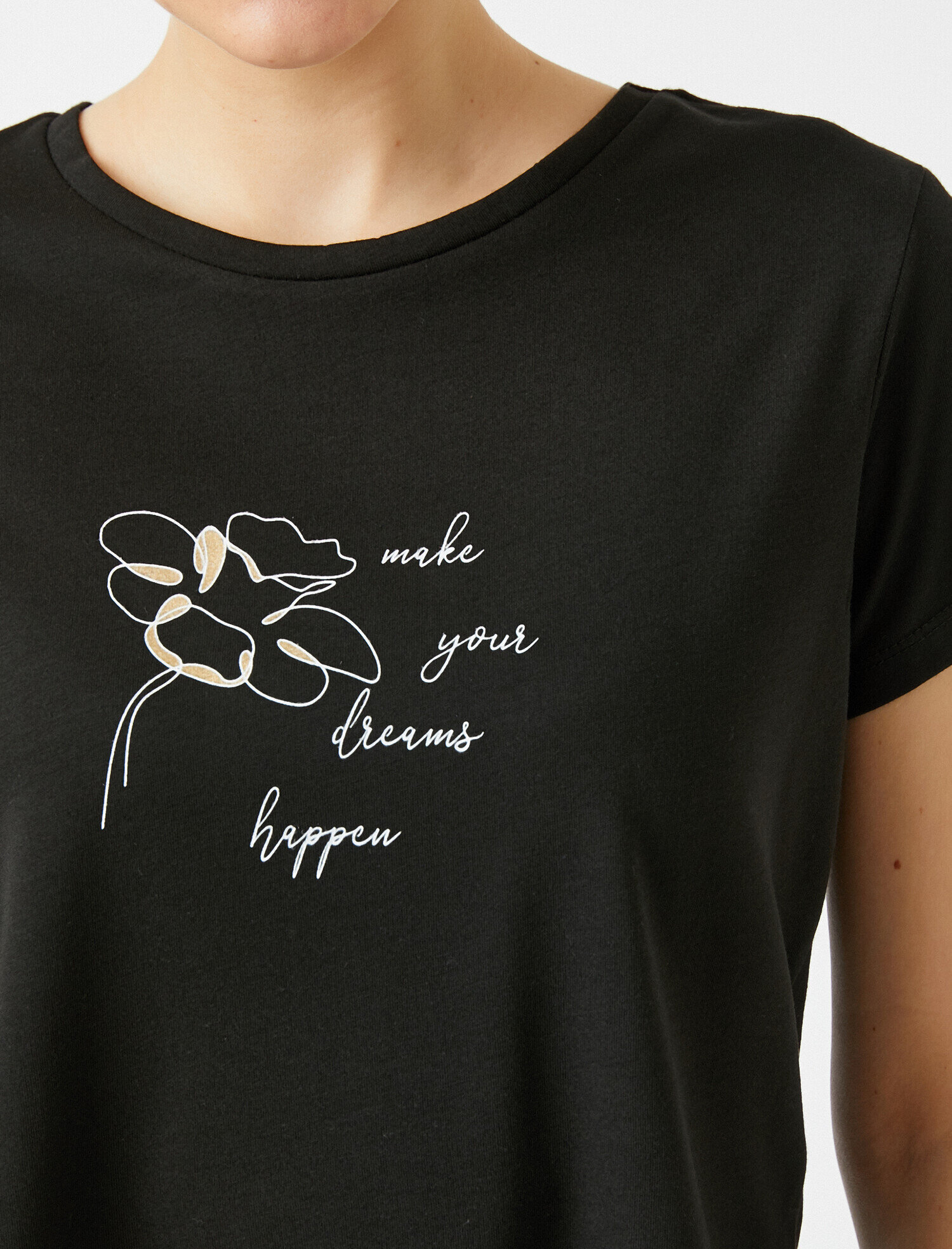   Yazılı Baskılı Tişört