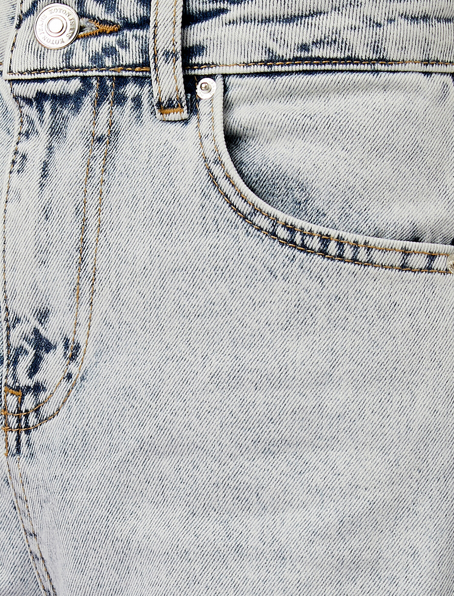   Yüksek Bel Kot Şort