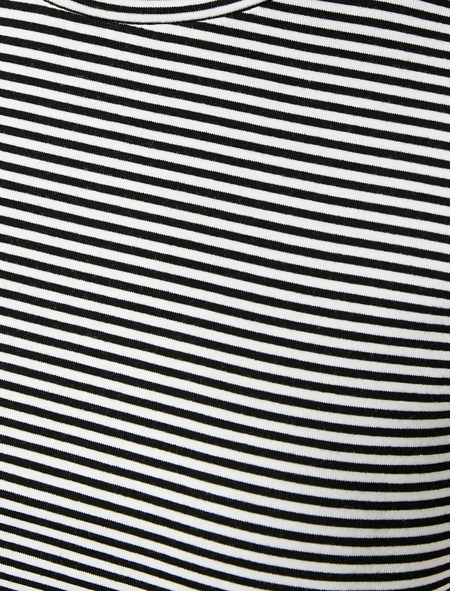   Bisiklet Yaka Çizgili Basic Kısa Kol Tişört