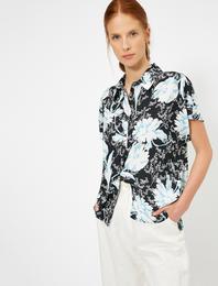 Çiçek Desenli Gömlek