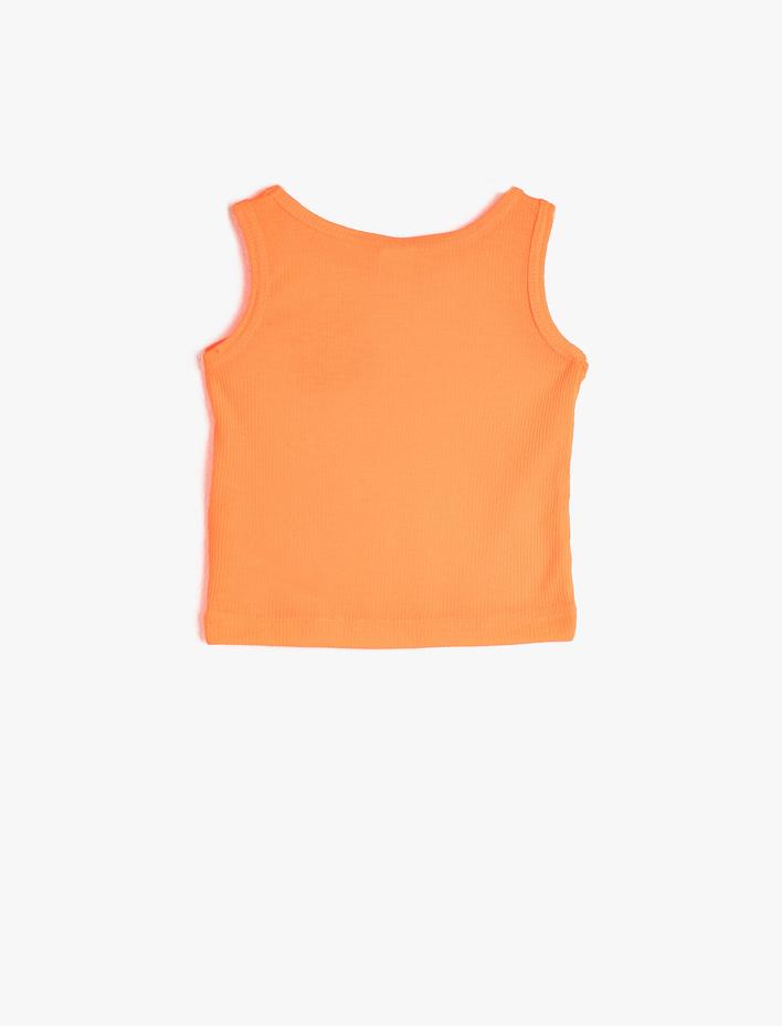 Kız Bebek Cep Detaylı Atlet