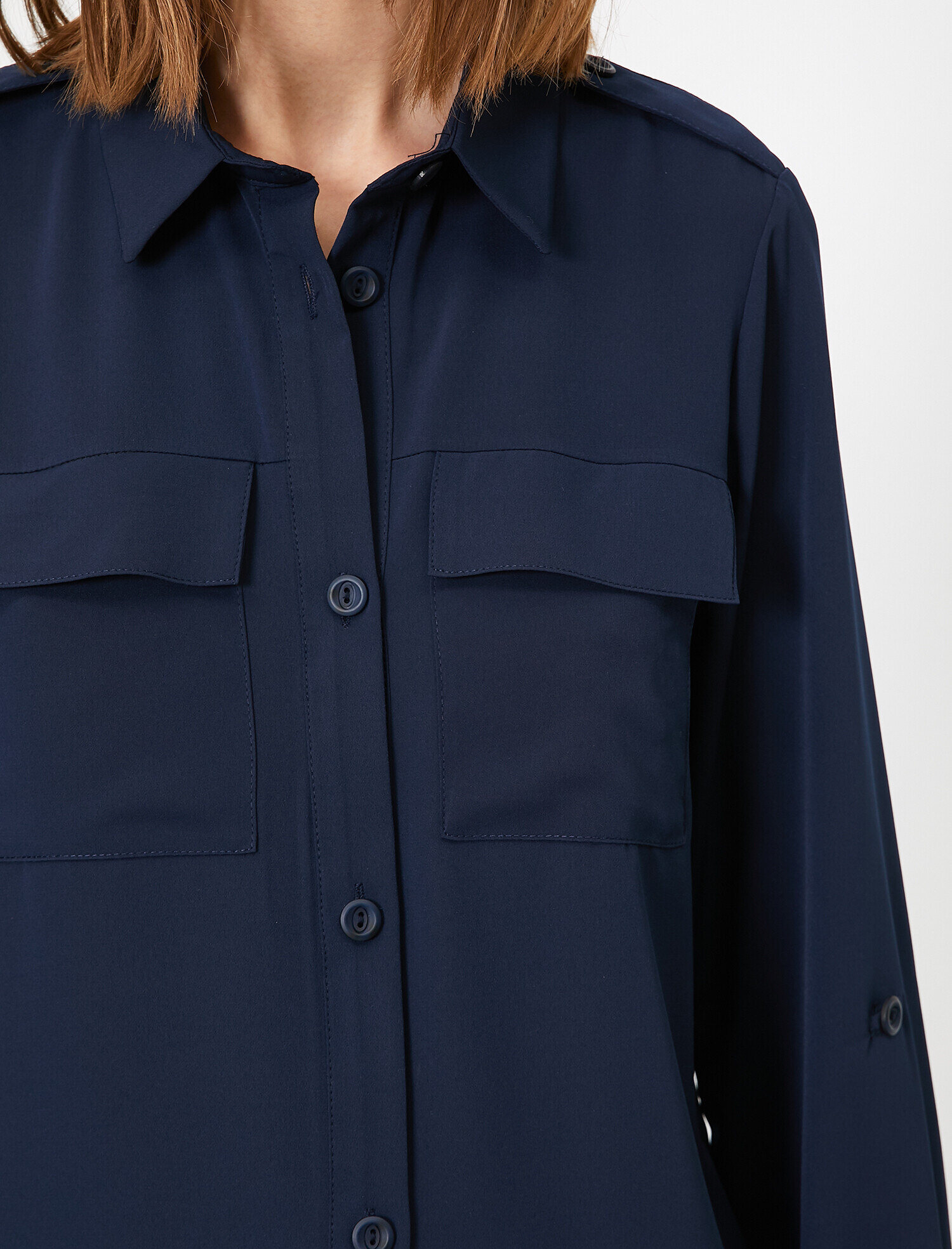   Cep Detaylı Gömlek