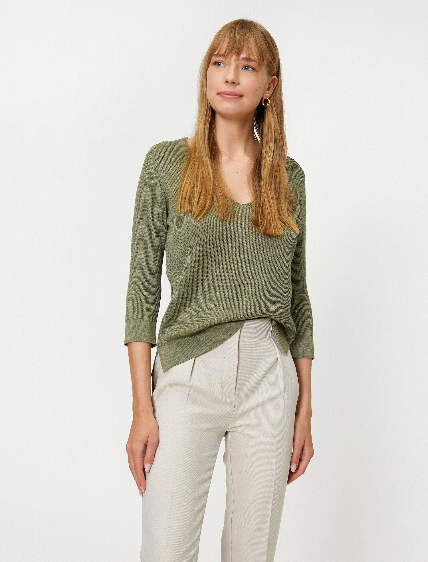   V Yaka Regular Fit Triko Kazak