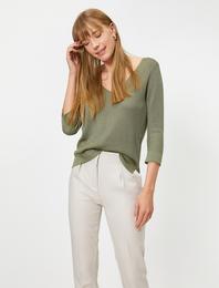 V Yaka Regular Fit Triko Kazak