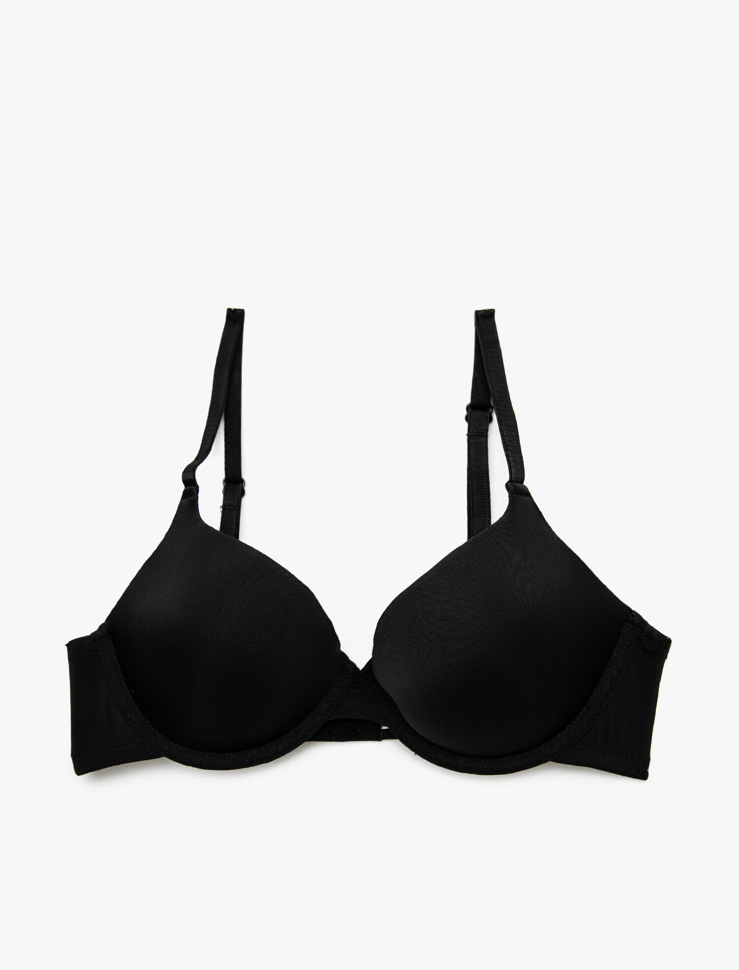   T-Shirt Kaplı/Pedli Dolgusuz Balenli Comfort Sütyen