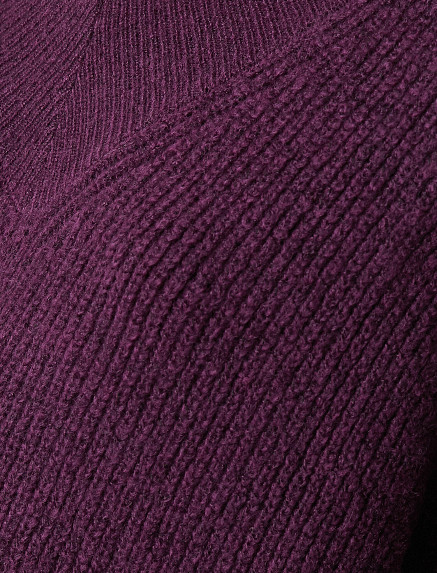   V Yaka Uzun Kollu Triko Kazak