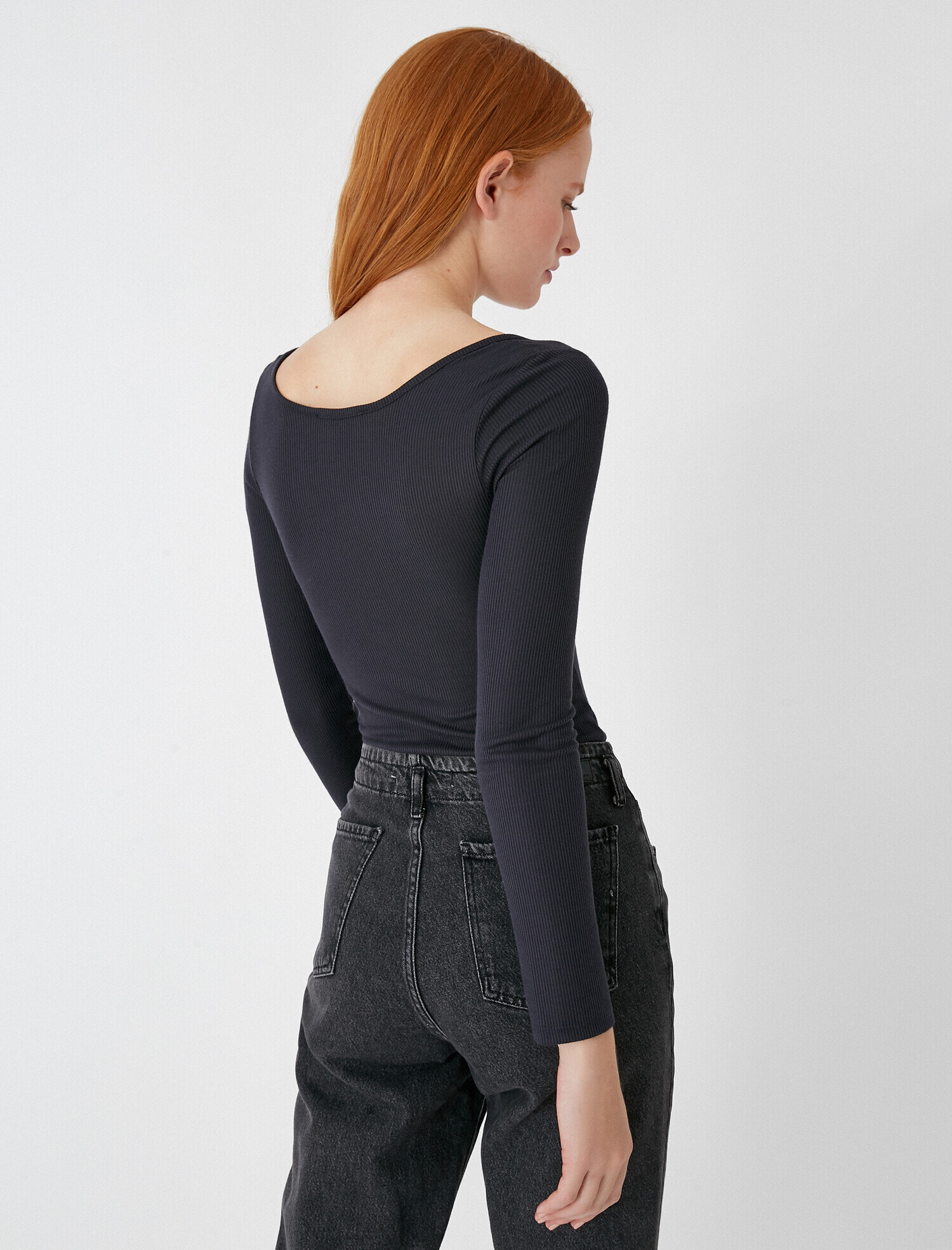   Uzun Kollu Badi Çıtçıtlı Önü Düğmeli