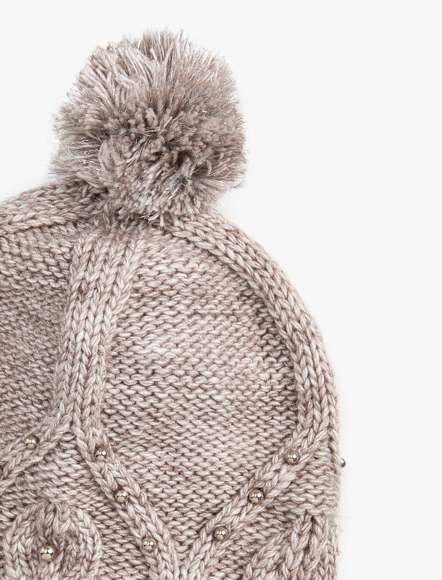  Kadın Ponponlu Örgü Bere