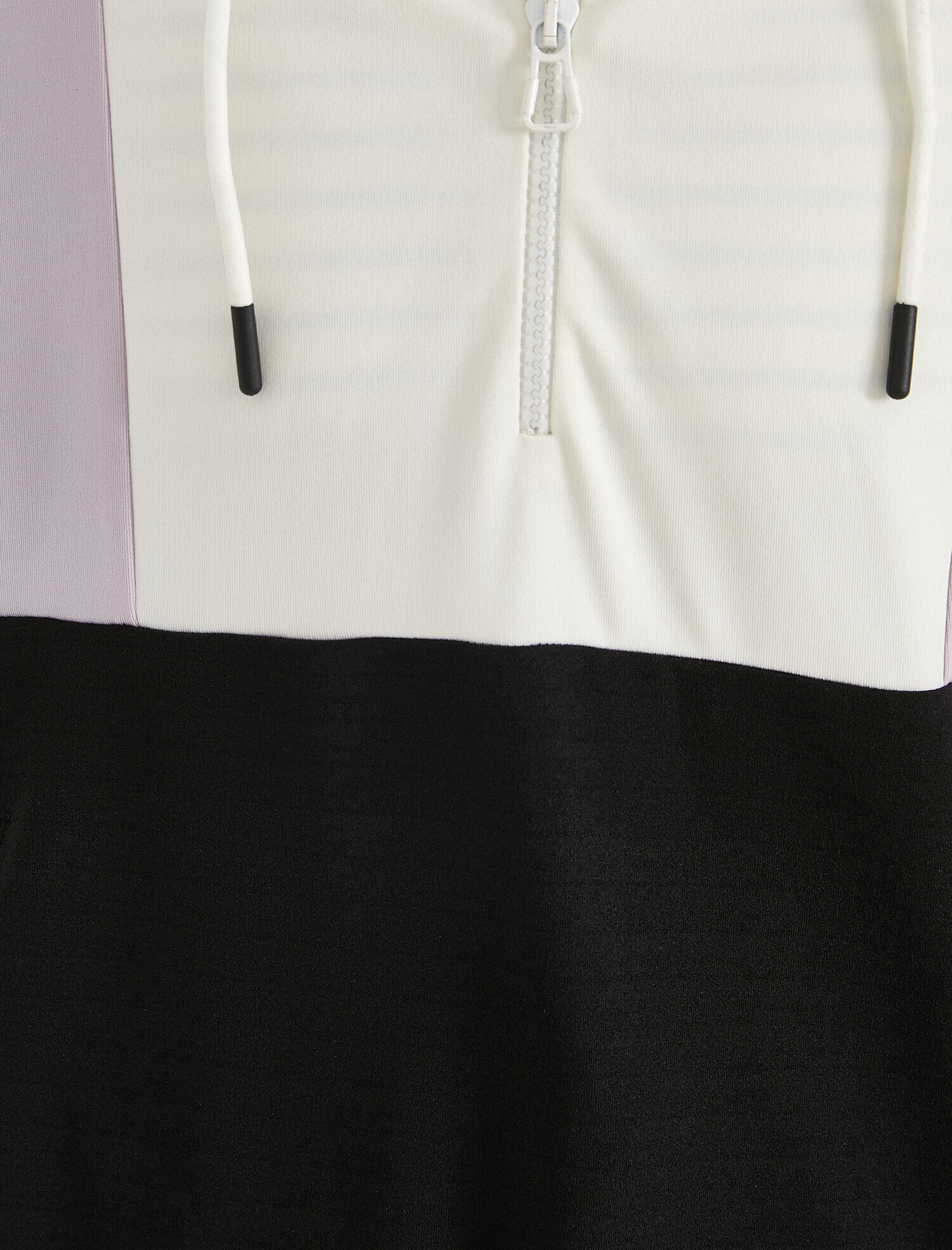   Kapüşonlu Renk Bloklu Sweatshirt