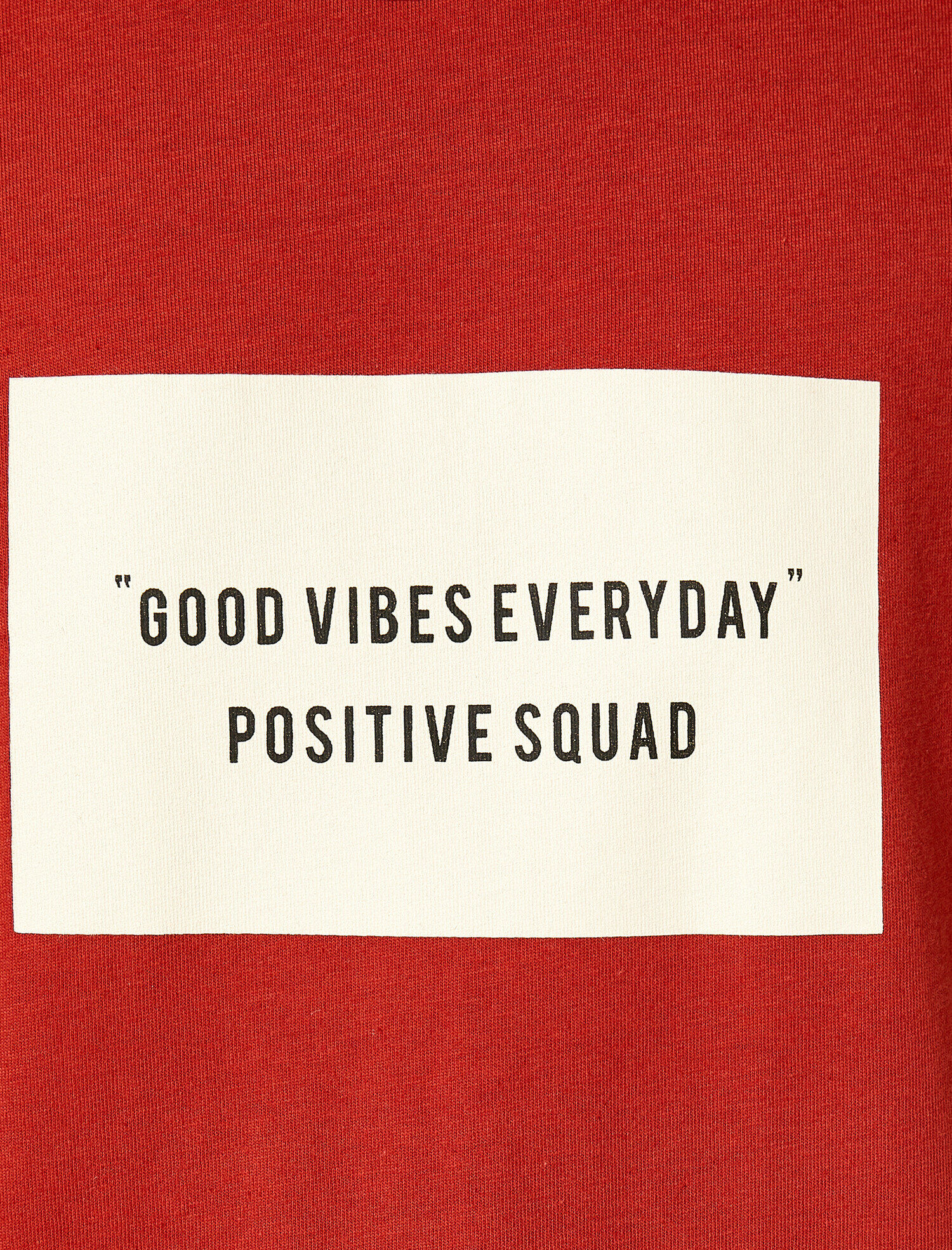 Slogan Baskılı Elbise Bisiklet Yaka Kısa Kollu