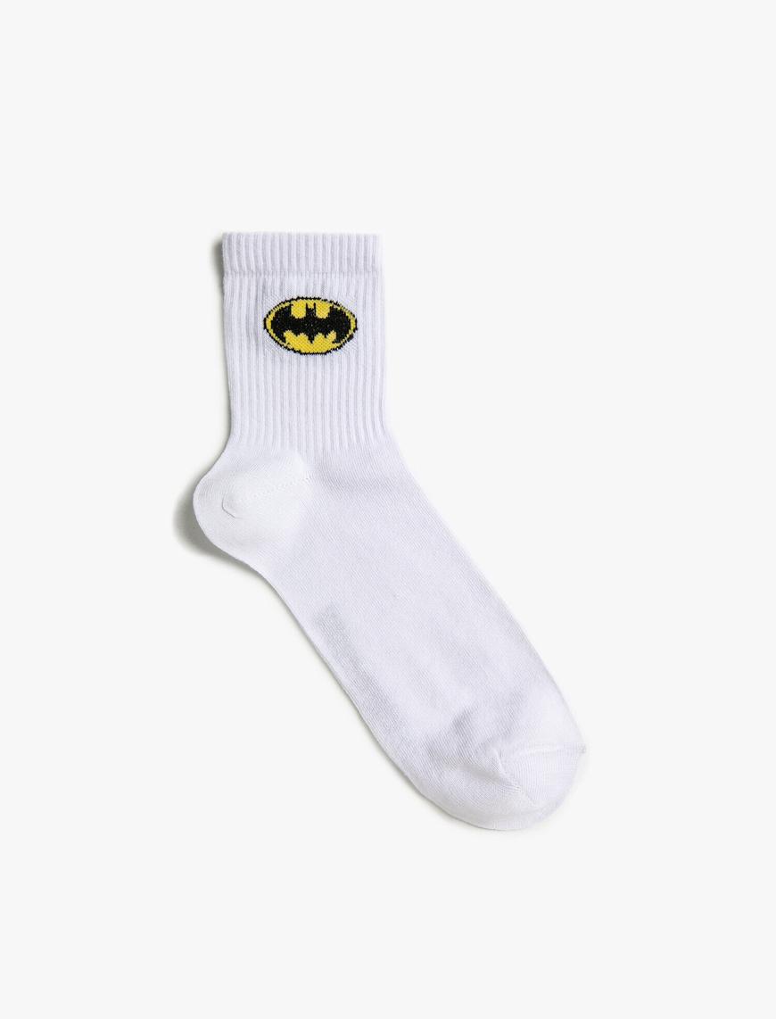  Erkek Batman Çorap Lisanslı Desenli Pamuklu