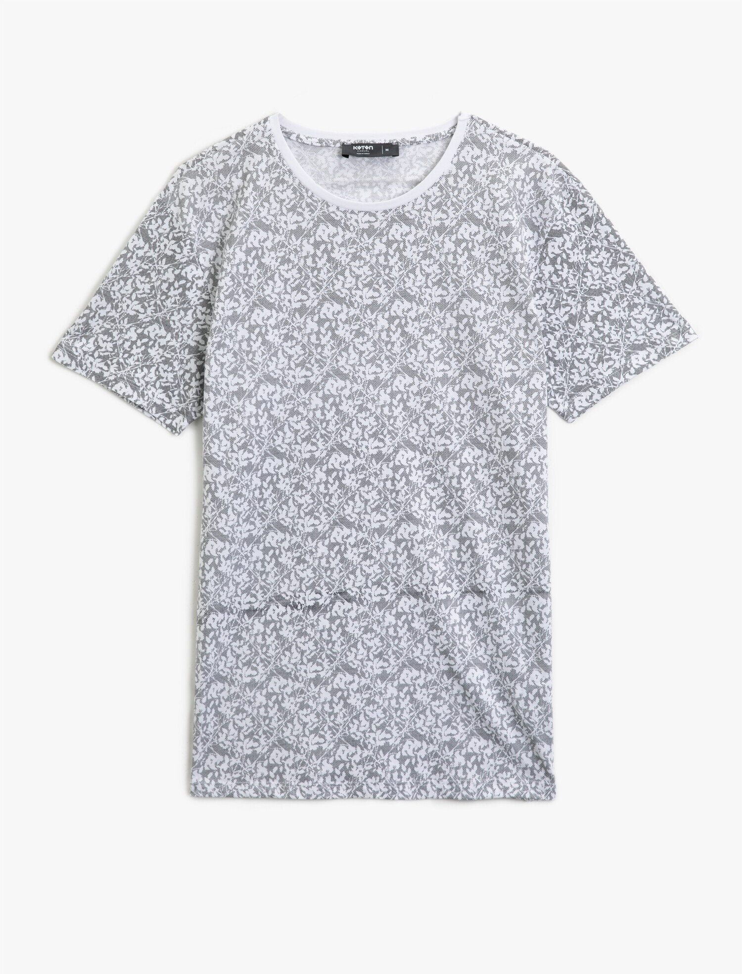   Baskılı Tişört Kısa Kollu Pamuklu