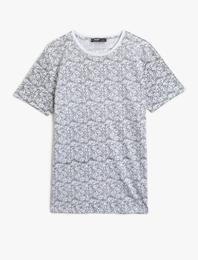 Baskılı Tişört Kısa Kollu Pamuklu