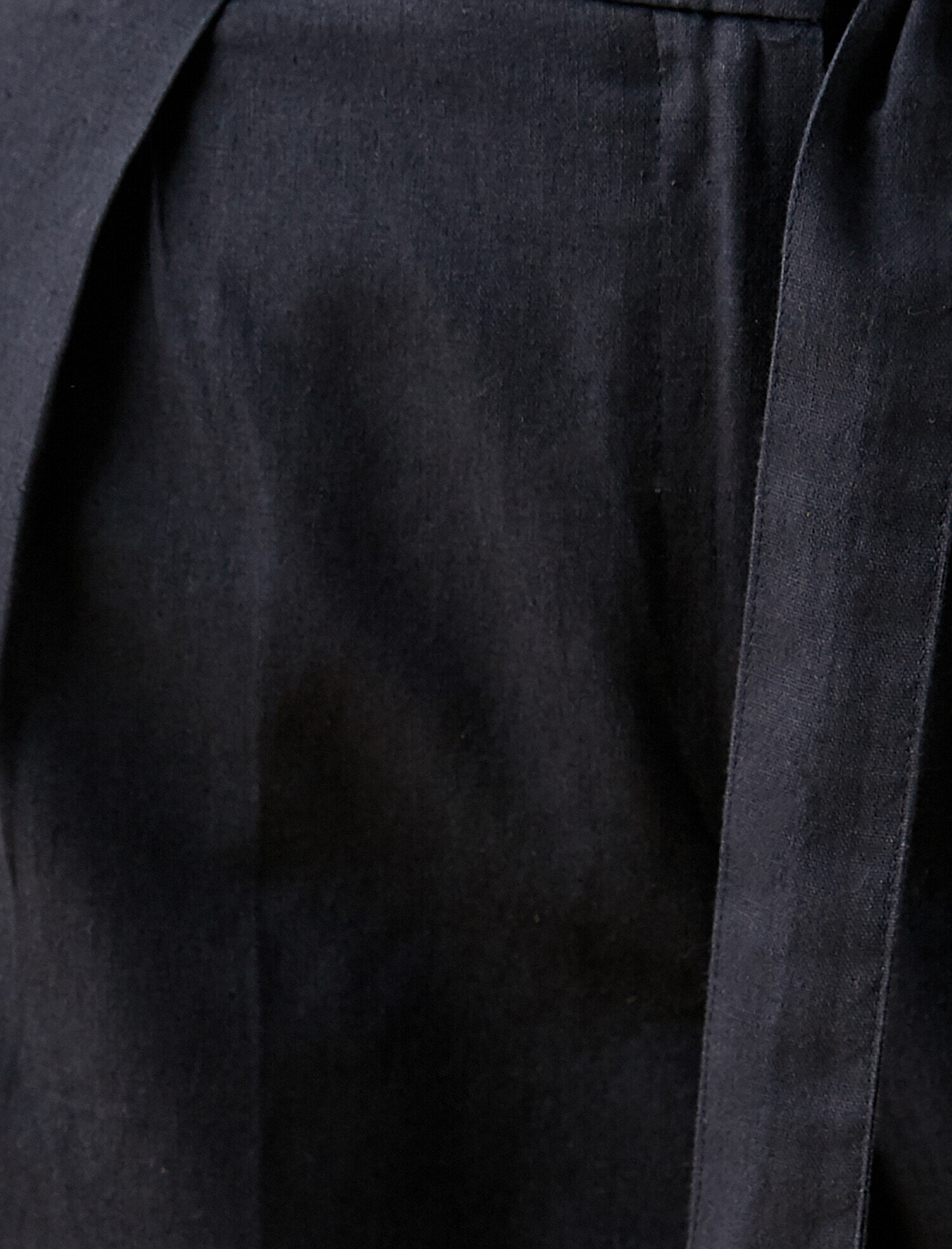   Keten Pantolon Belden Bağlamalı