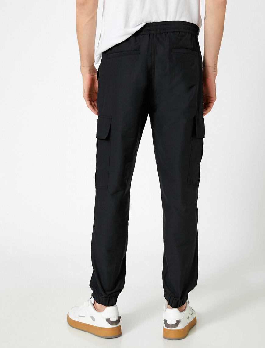   Kargo Jogger Pantolon Pamuklu Tapared Fit