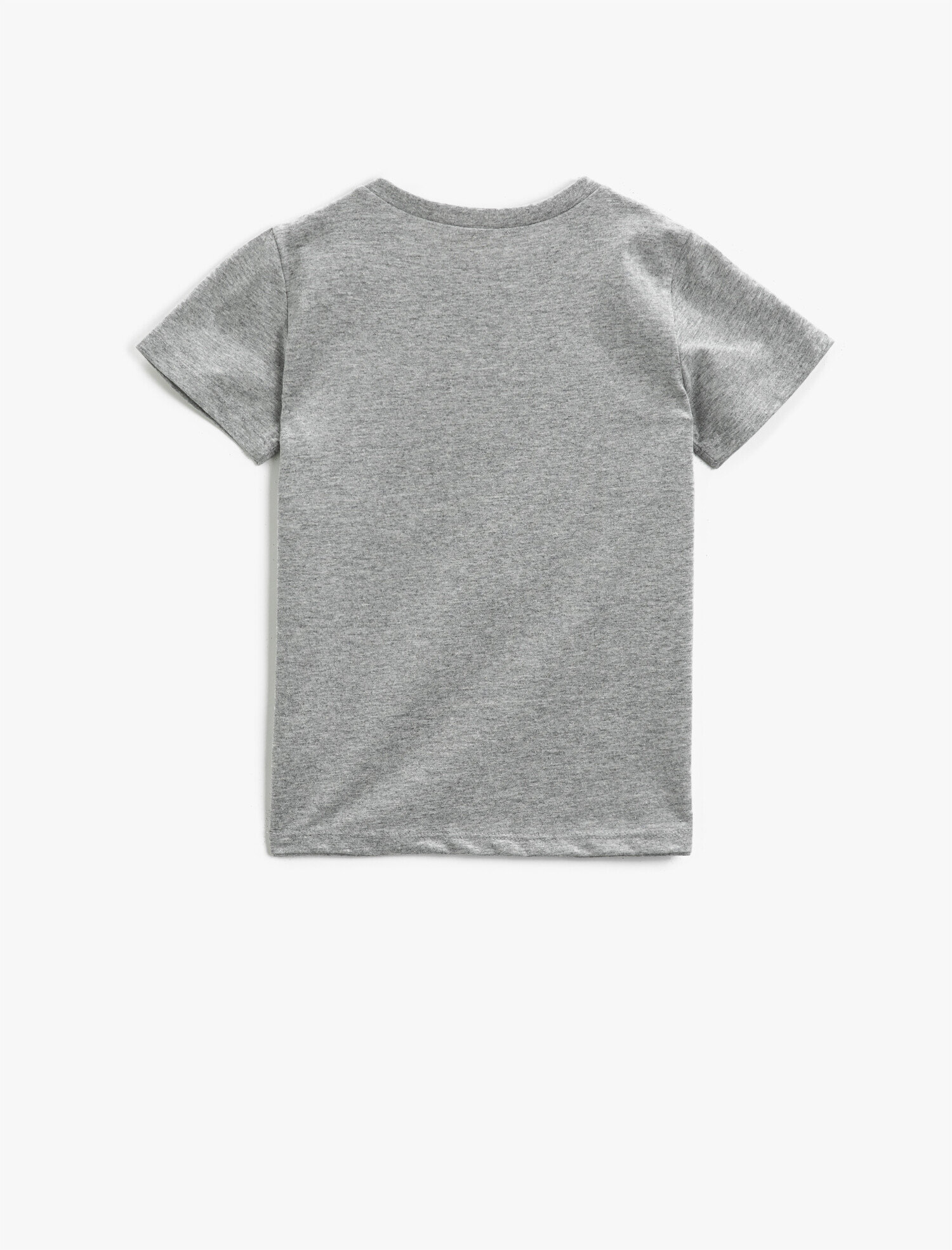  Erkek Çocuk Kısa Kollu Tişört Yazılı Baskılı Bisiklet Yaka Pamuklu