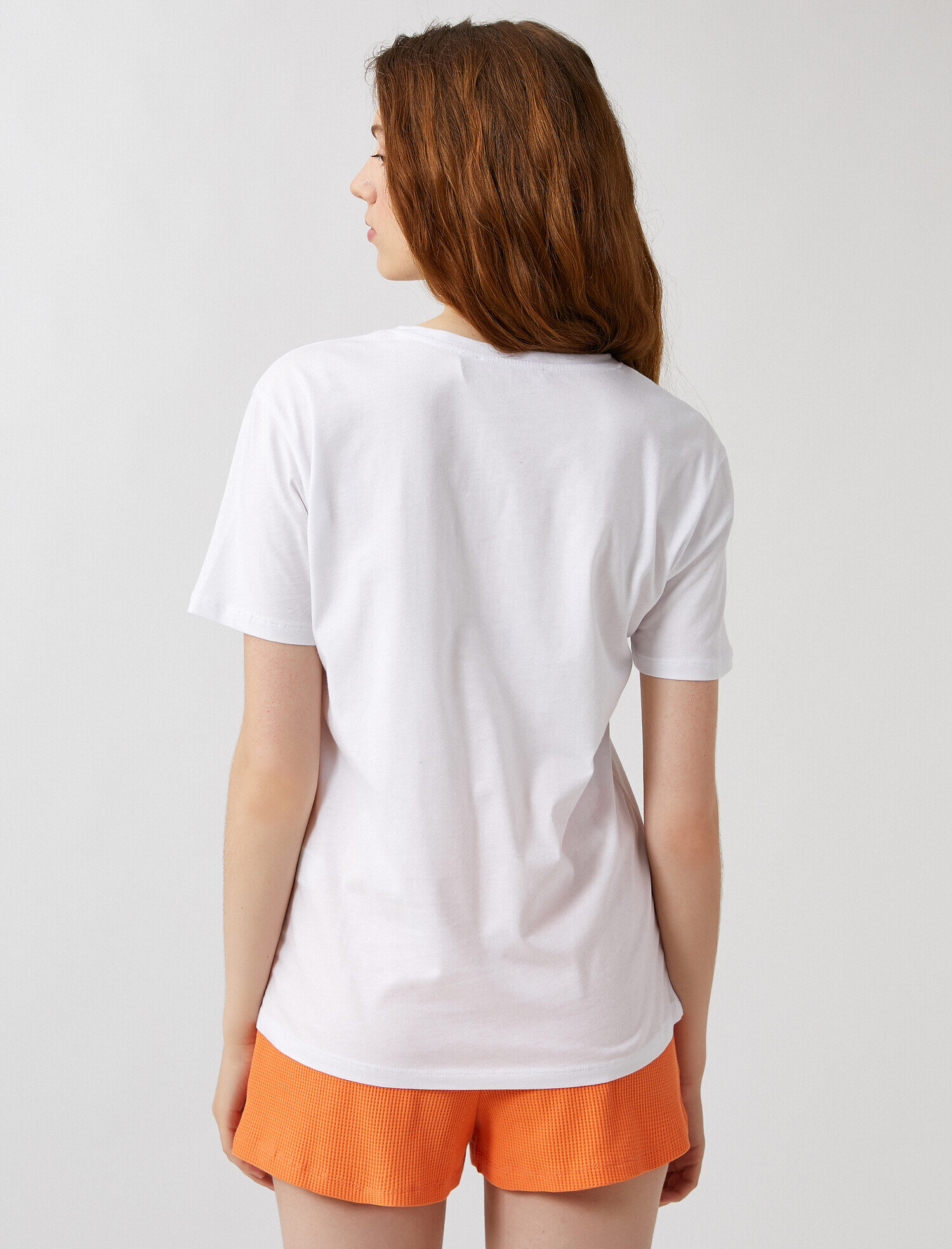   Yazılı Baskılı Tişört Pamuklu