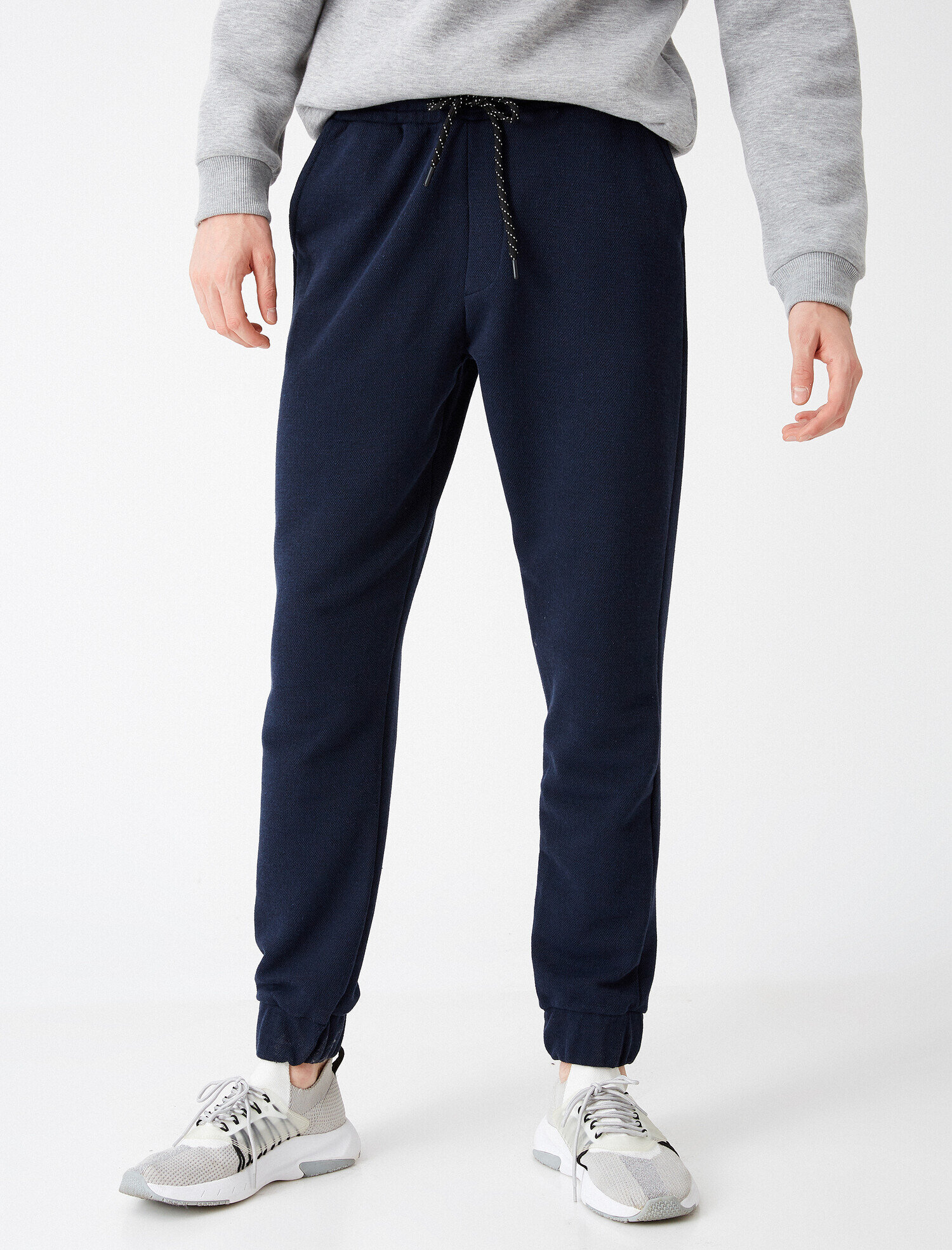   Pamuklu Jogger Eşofman Altı Beli Bağcıklı