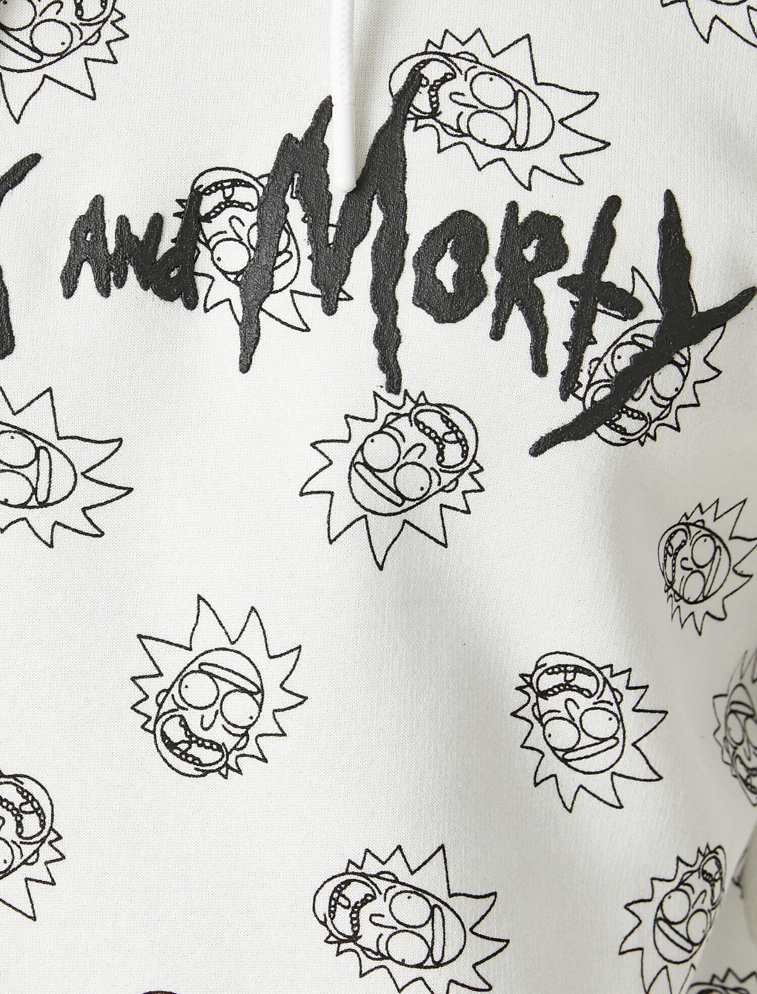   Rick and Morty Kapüşonlu Sweatshirt Lisanslı Baskılı