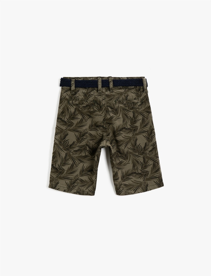 Erkek Çocuk Desenli Şort Pamuklu