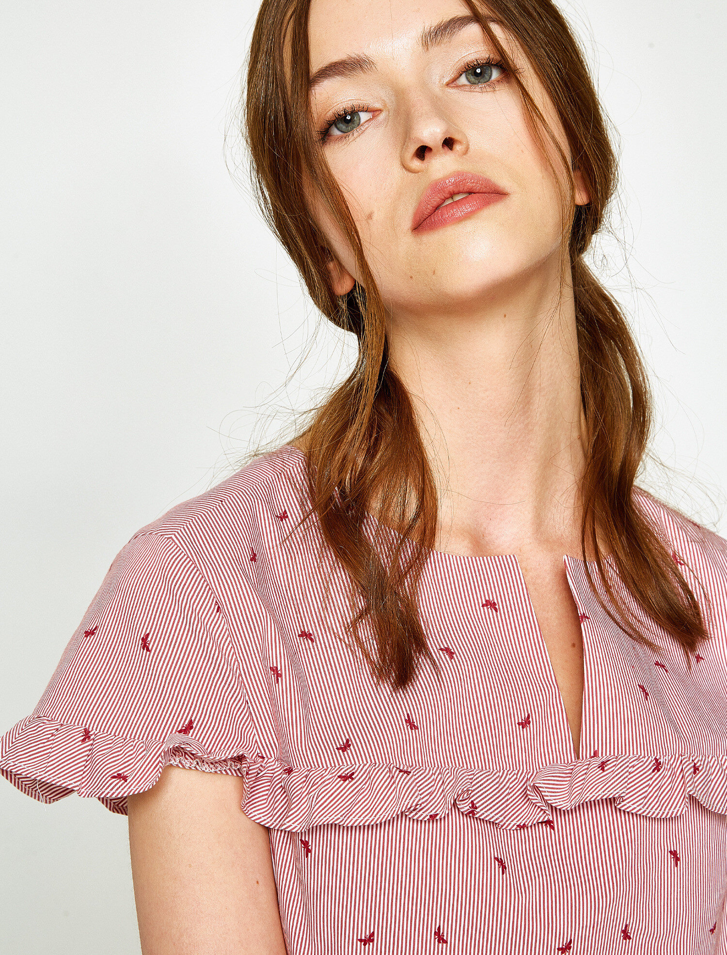 Fırfır Detaylı Elbise