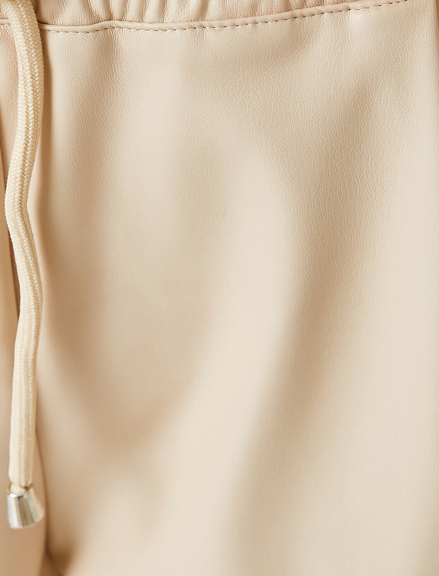   Suni Deri Jogger Pantolon