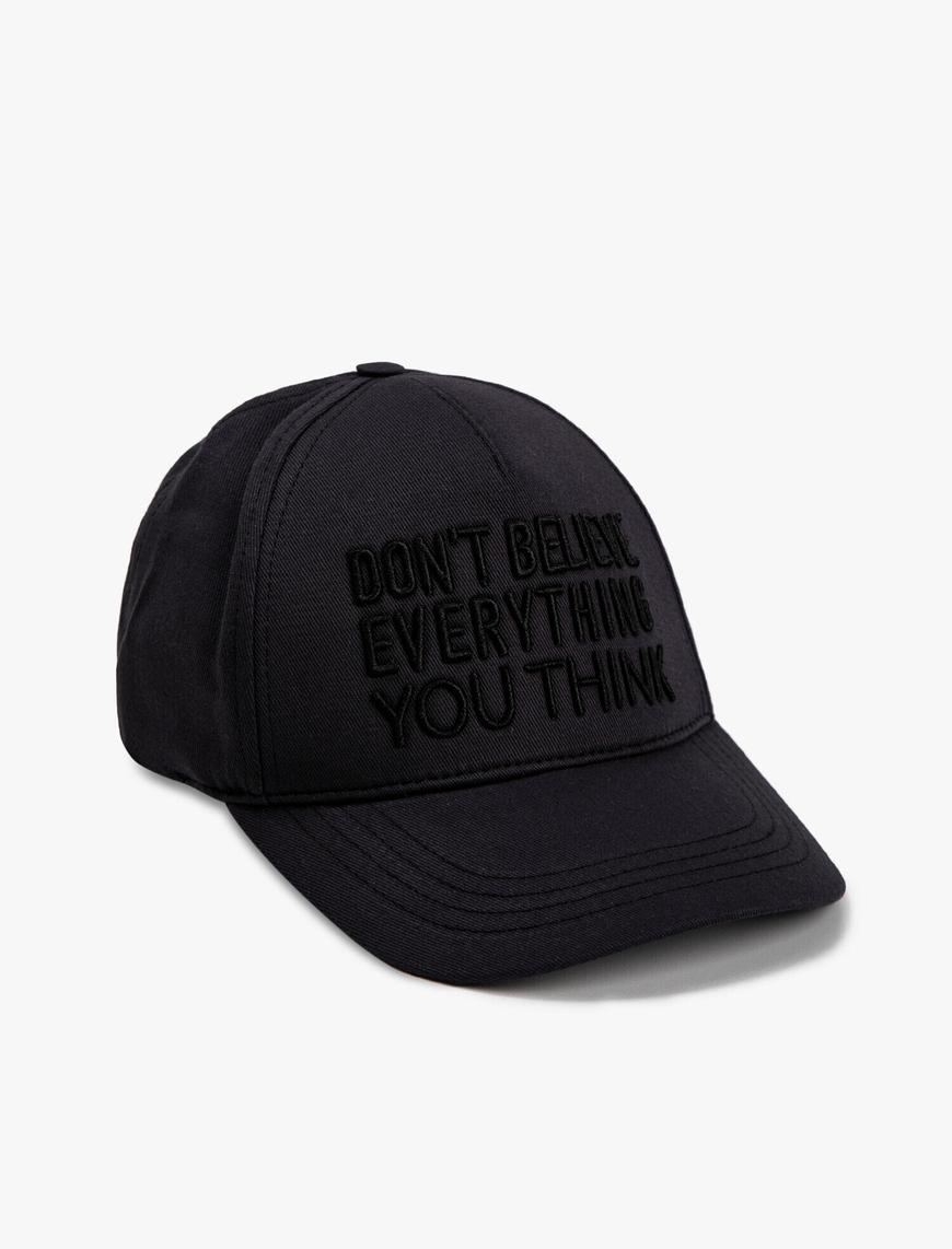  Erkek Sloganlı Cap Şapka