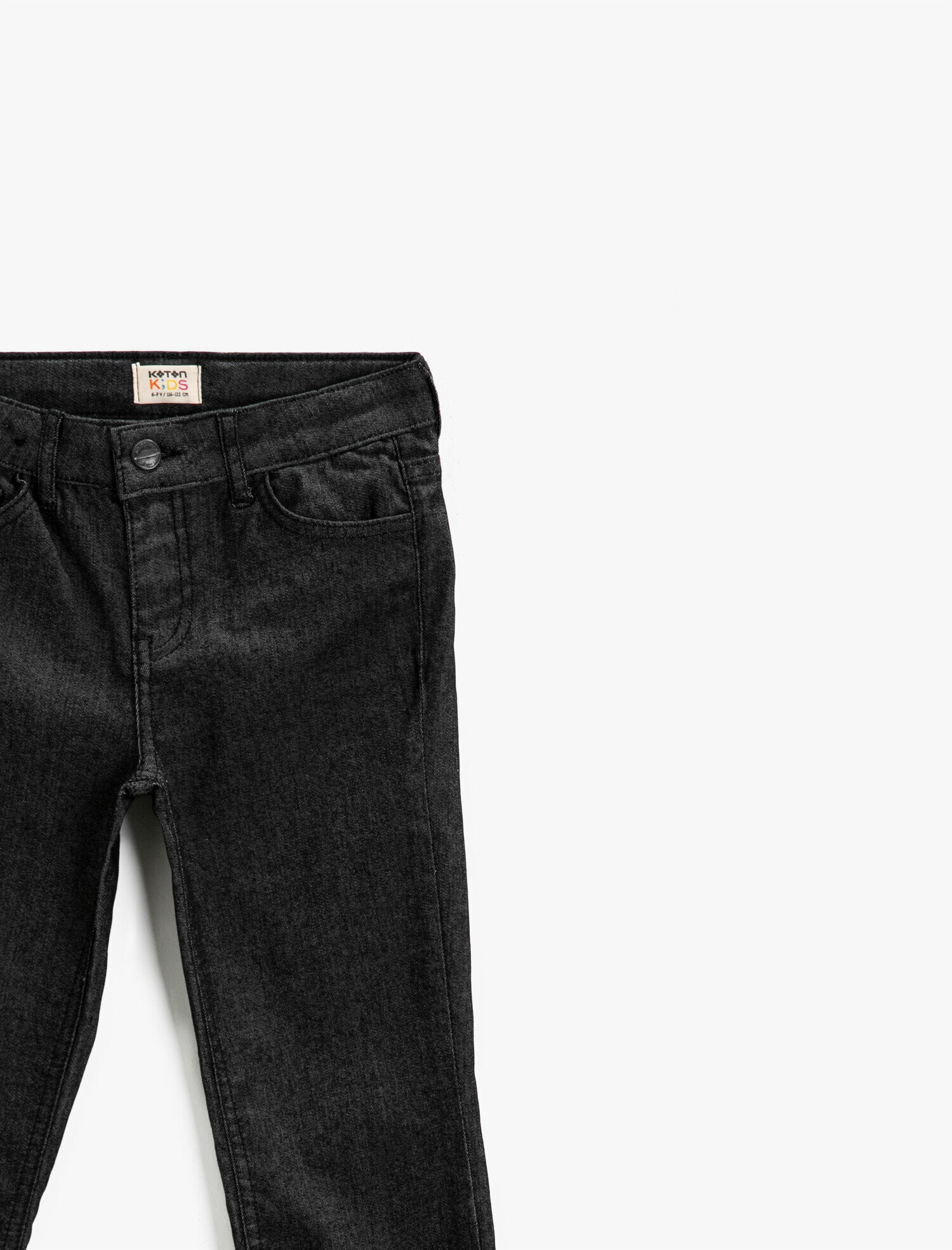  Erkek Çocuk Kot Pantolon Pamuk Karışımlı Cepli - Regular Jean