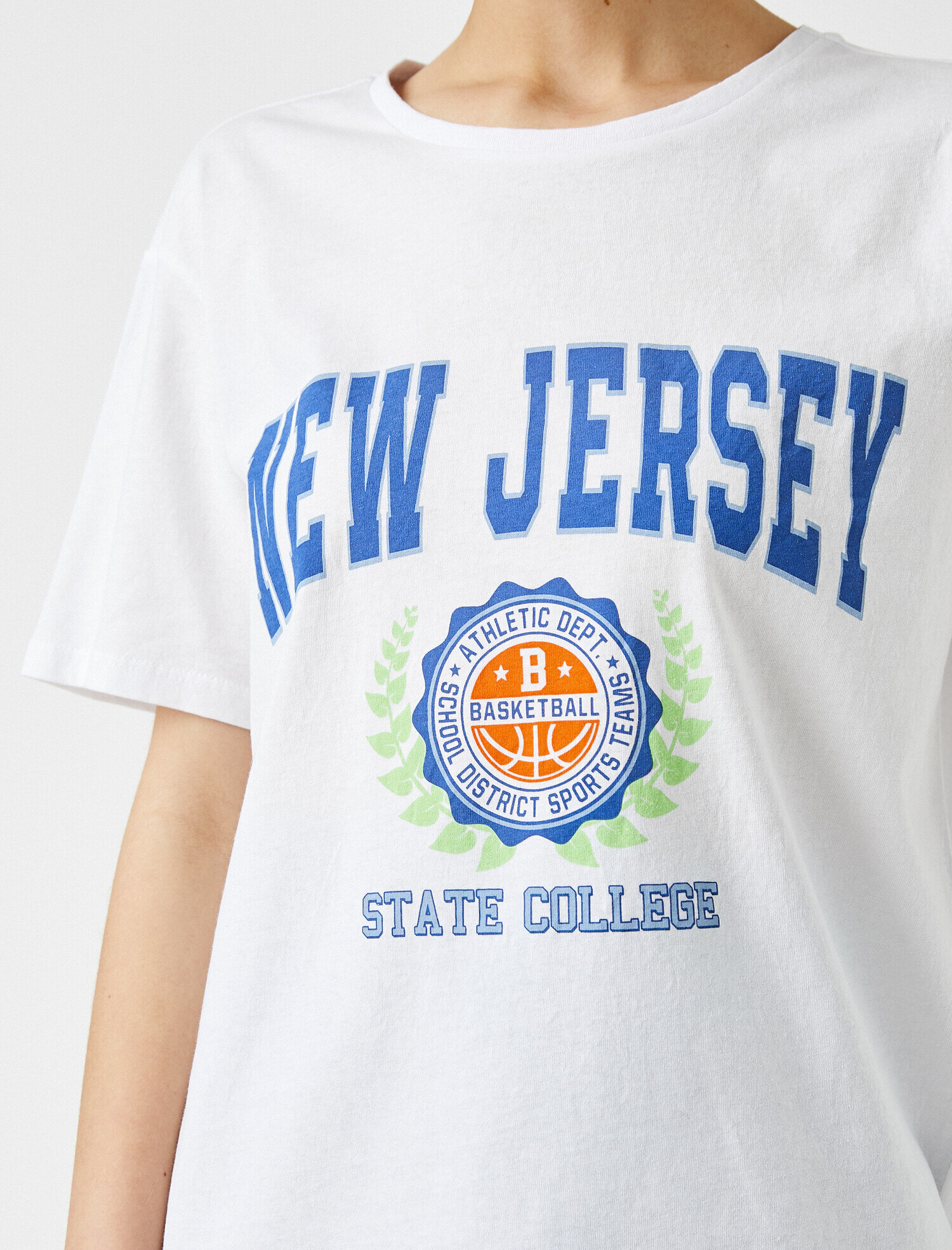   Yazılı Baskılı Tişört Pamuklu