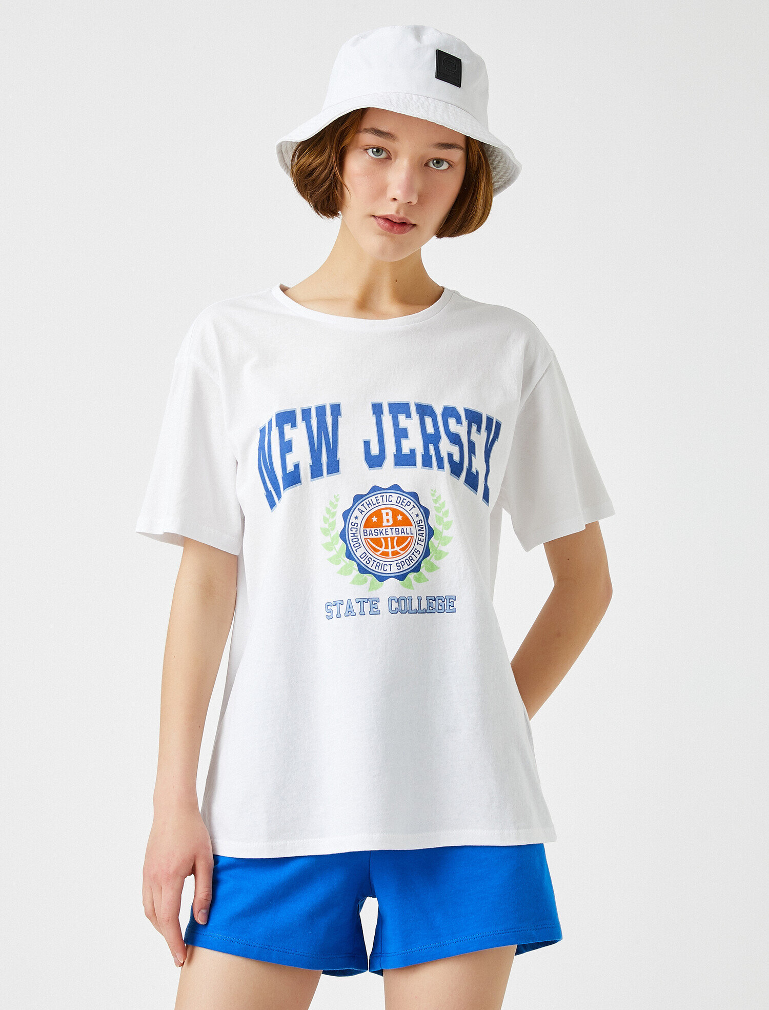   Yazılı Baskılı Tişört Pamuklu