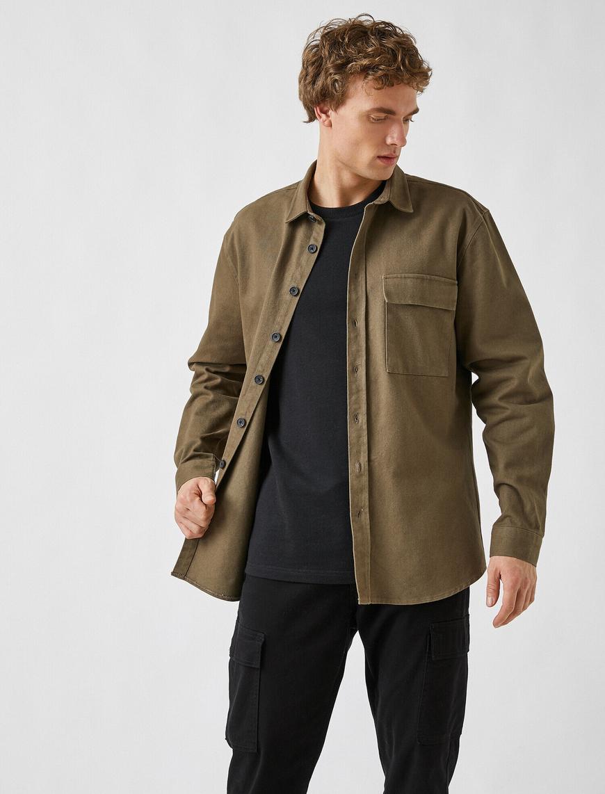   Regular Fit Gabardin Gömlek