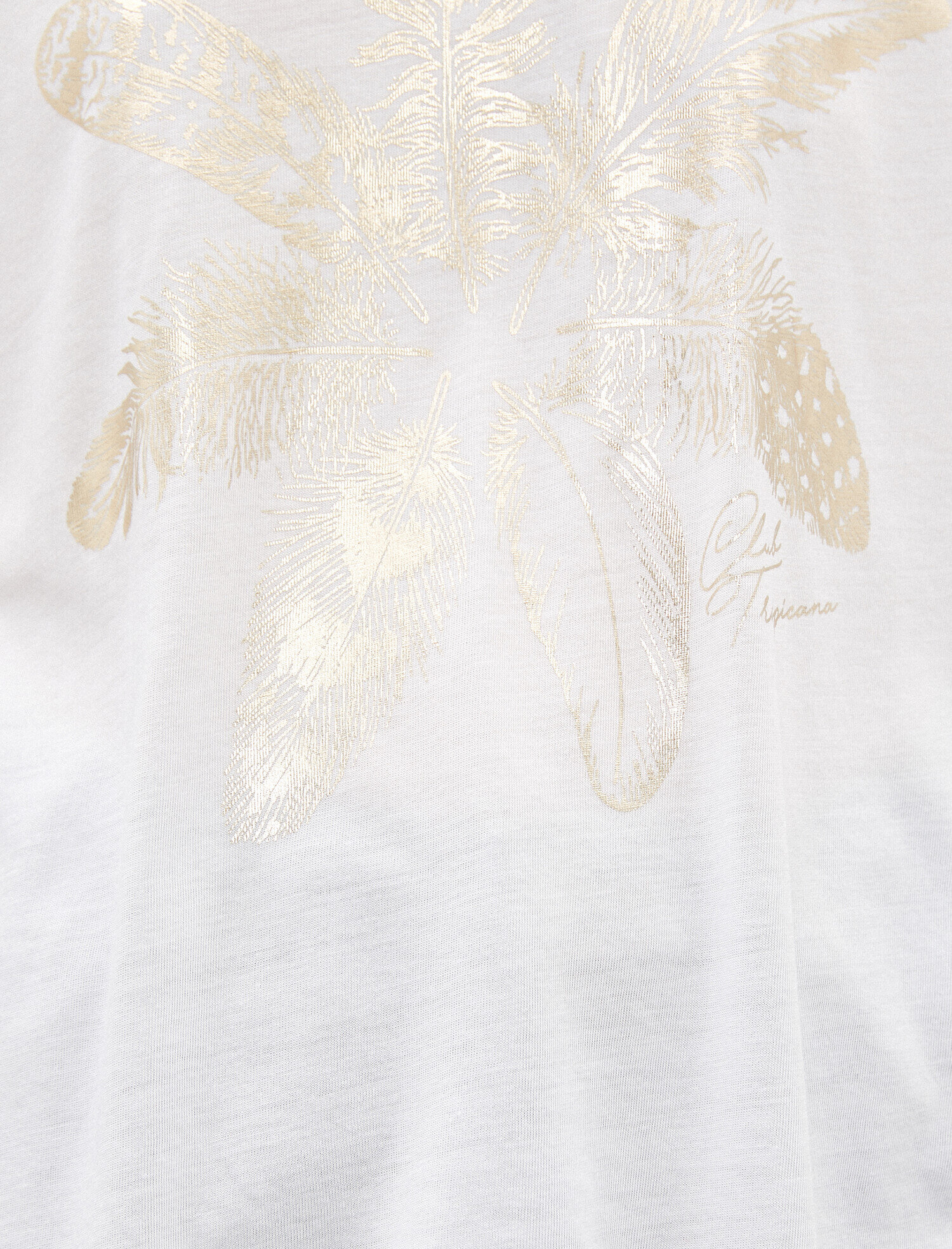   Baskılı Tişört Metalik Bisiklet Yaka Oversize