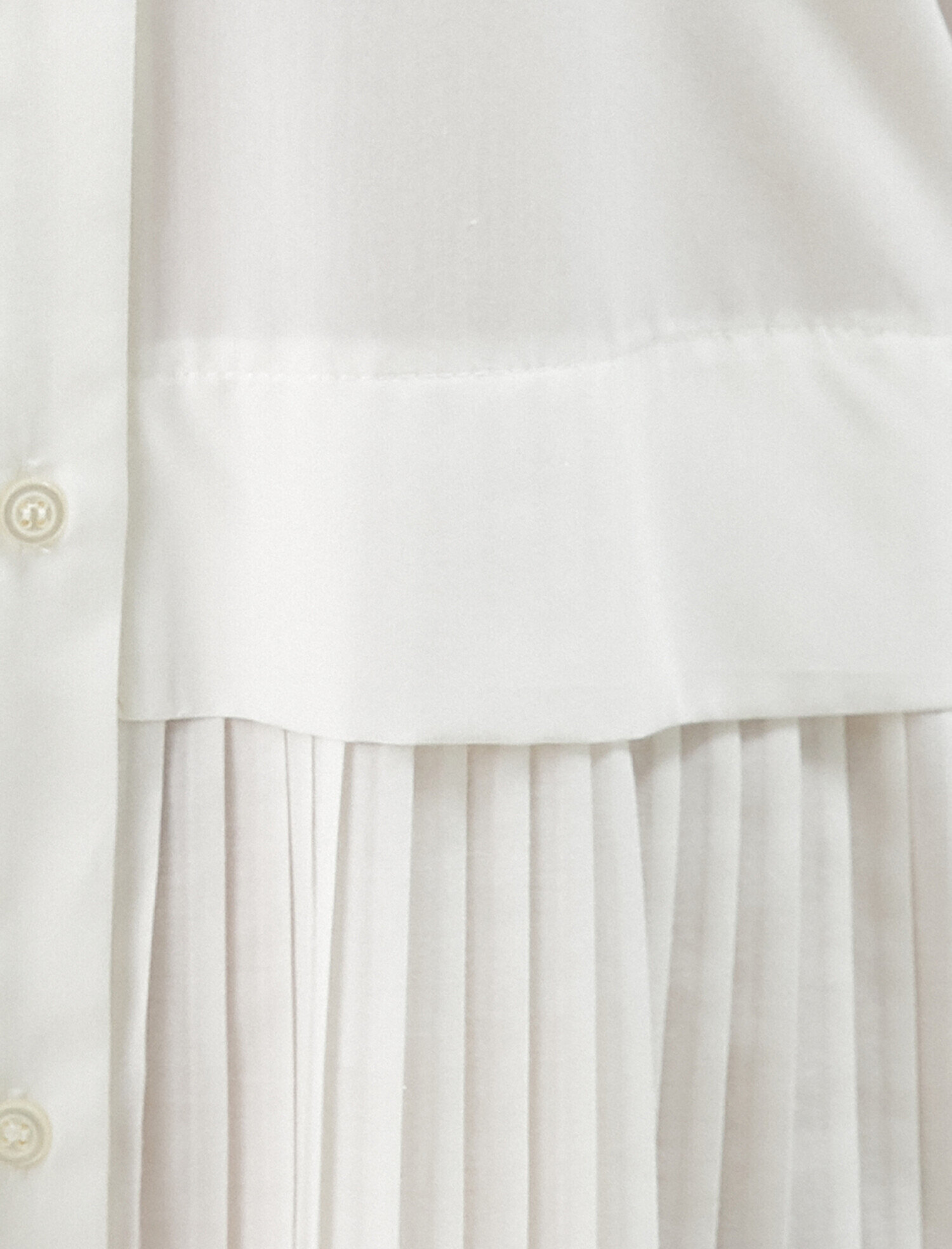   Gömlek Yaka Elbise Pileli