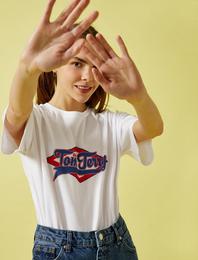 Tom & Jerry Tişört Lisanslı Kısa Kollu Pamuklu Oversize