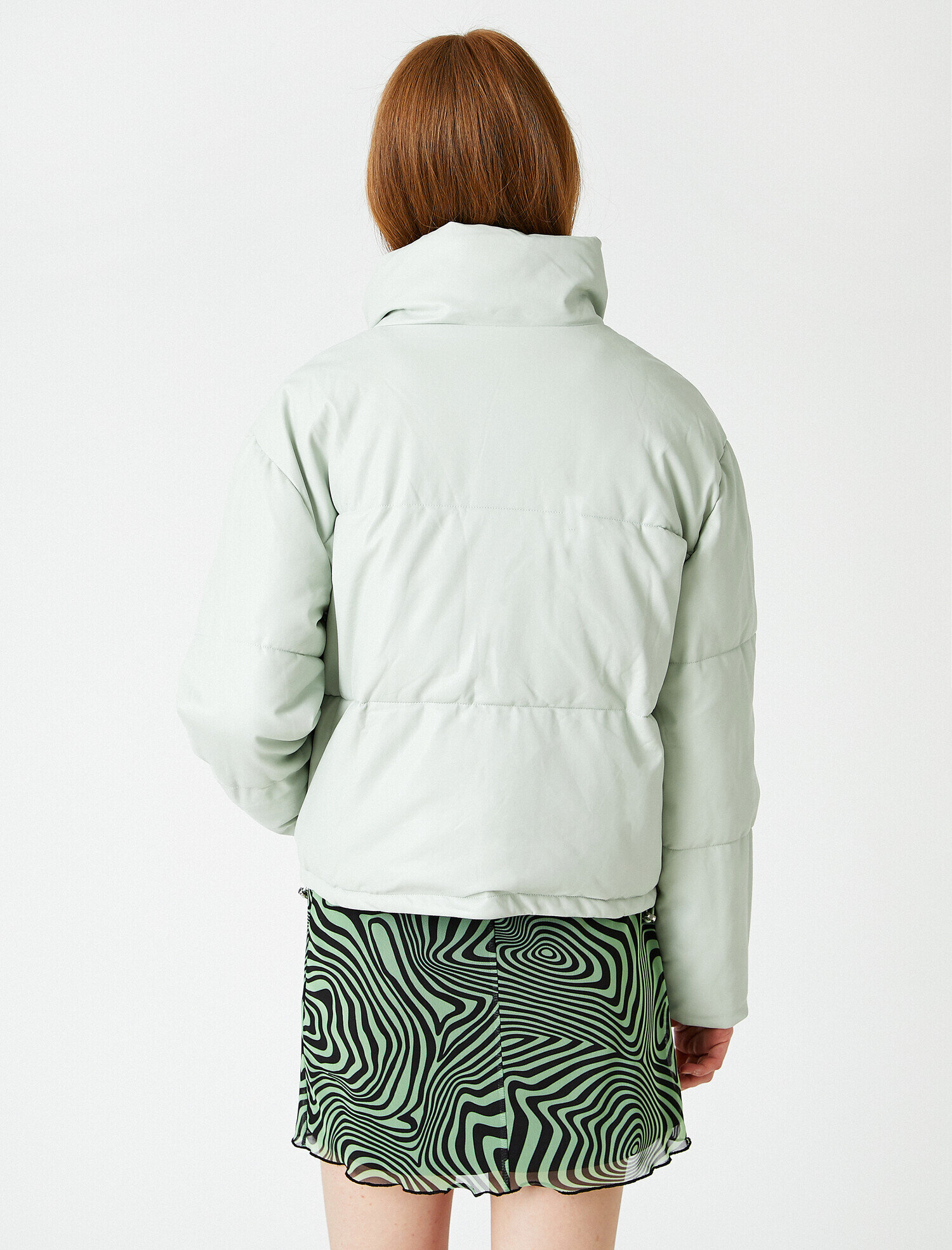   Fermuarlı Şişme Ceket