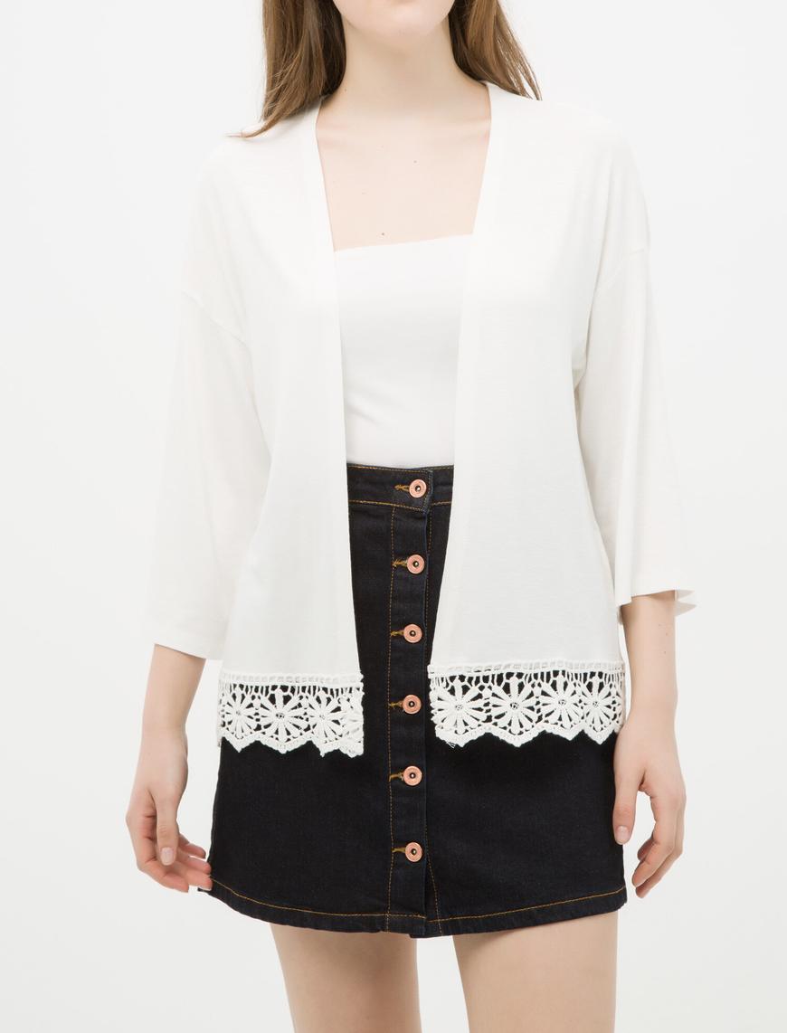   Dantel Detaylı Bolero