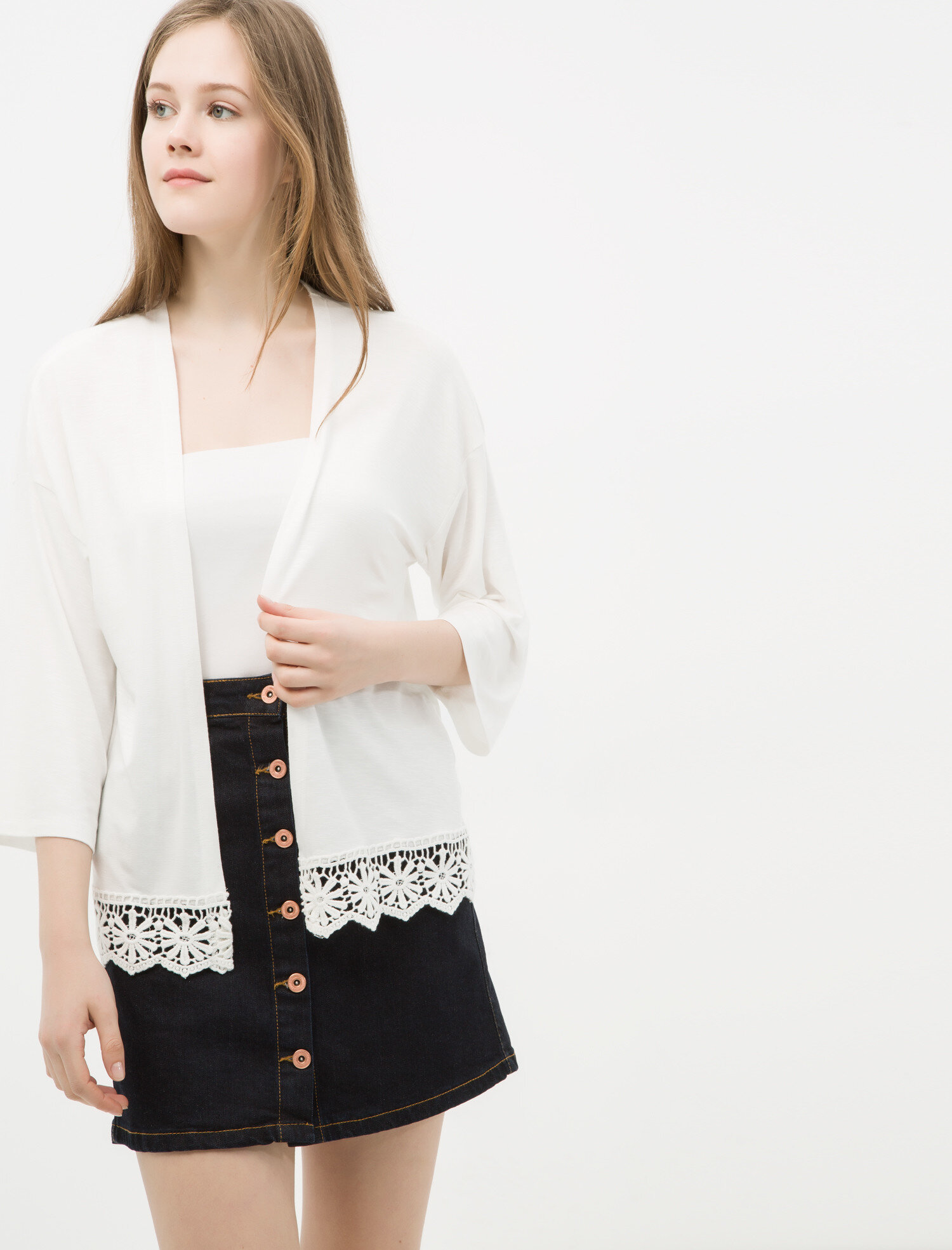   Dantel Detaylı Bolero