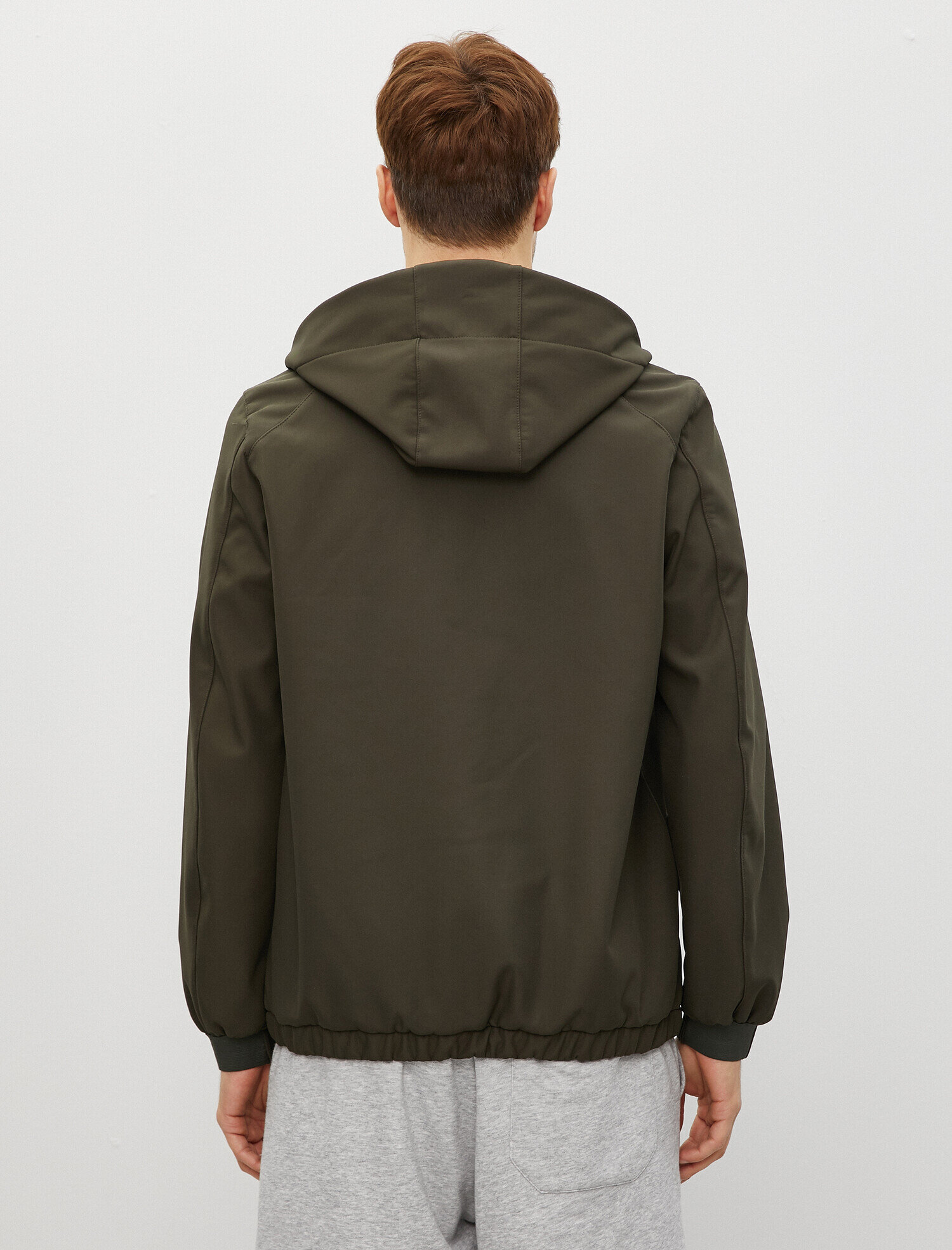 Cepli Fermuarlı Kapüşonlu Regular Fit Yağmurluk