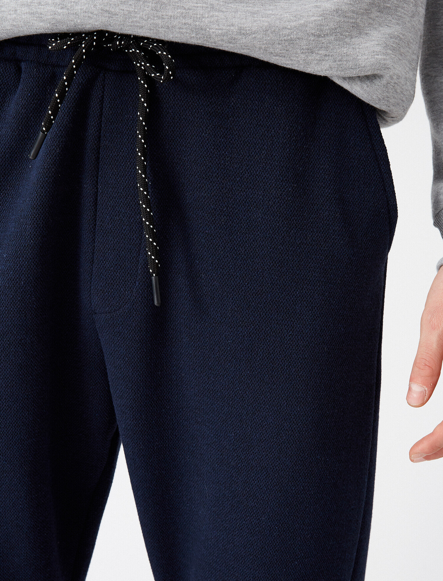   Pamuklu Jogger Eşofman Altı Beli Bağcıklı