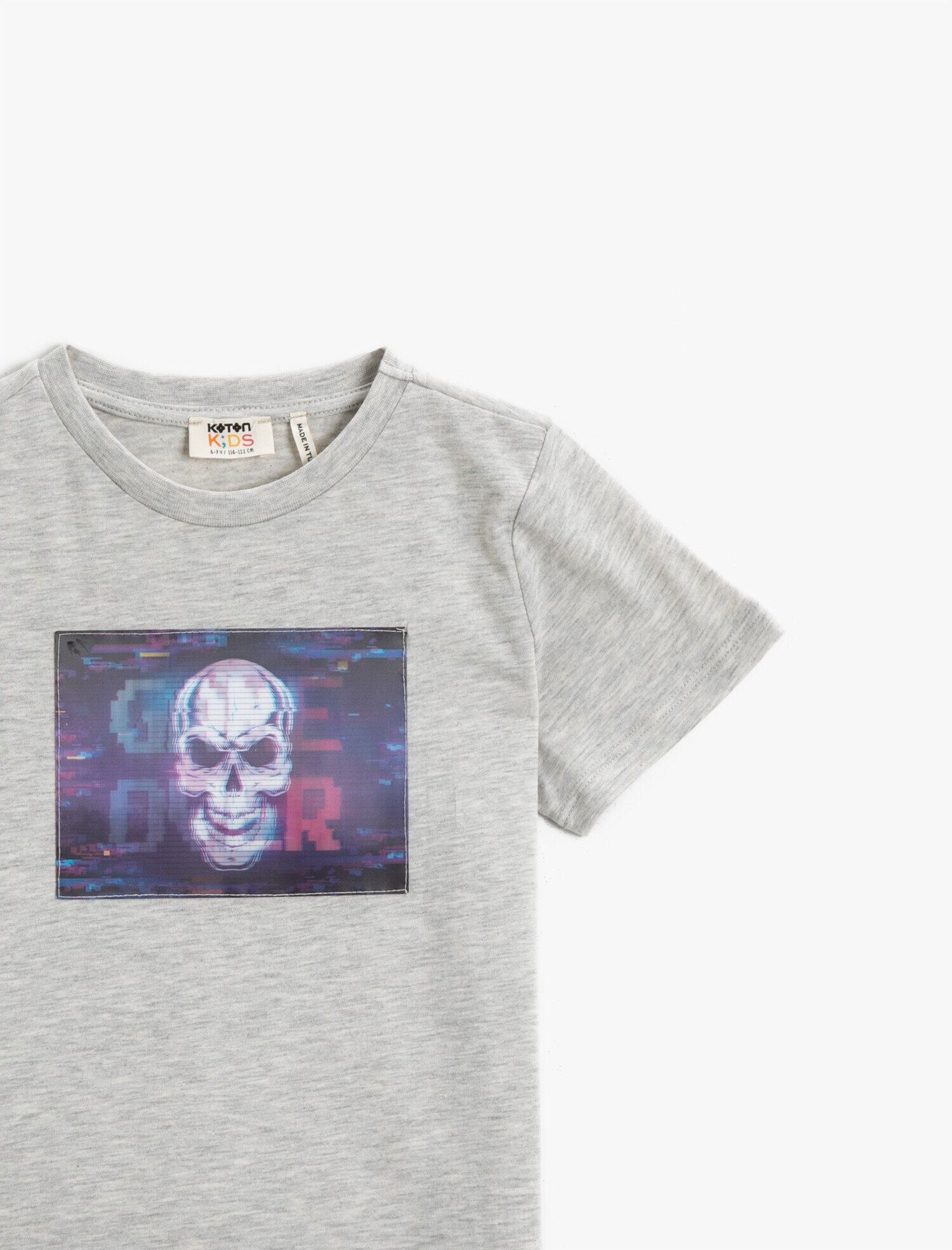  Erkek Çocuk Baskılı Tişört Pamuklu