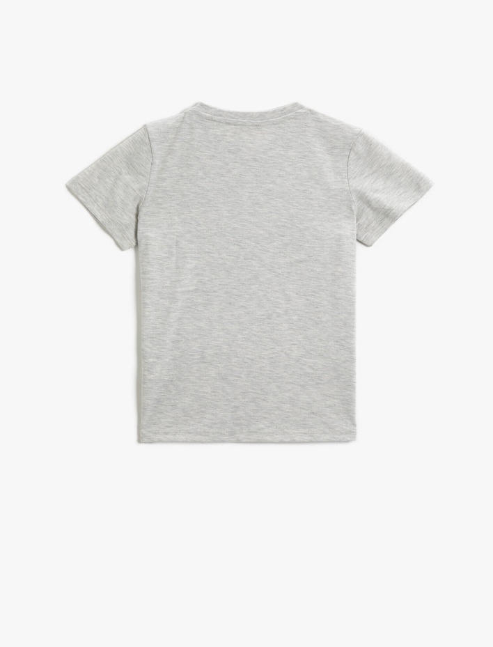 Erkek Çocuk Baskılı Tişört Pamuklu