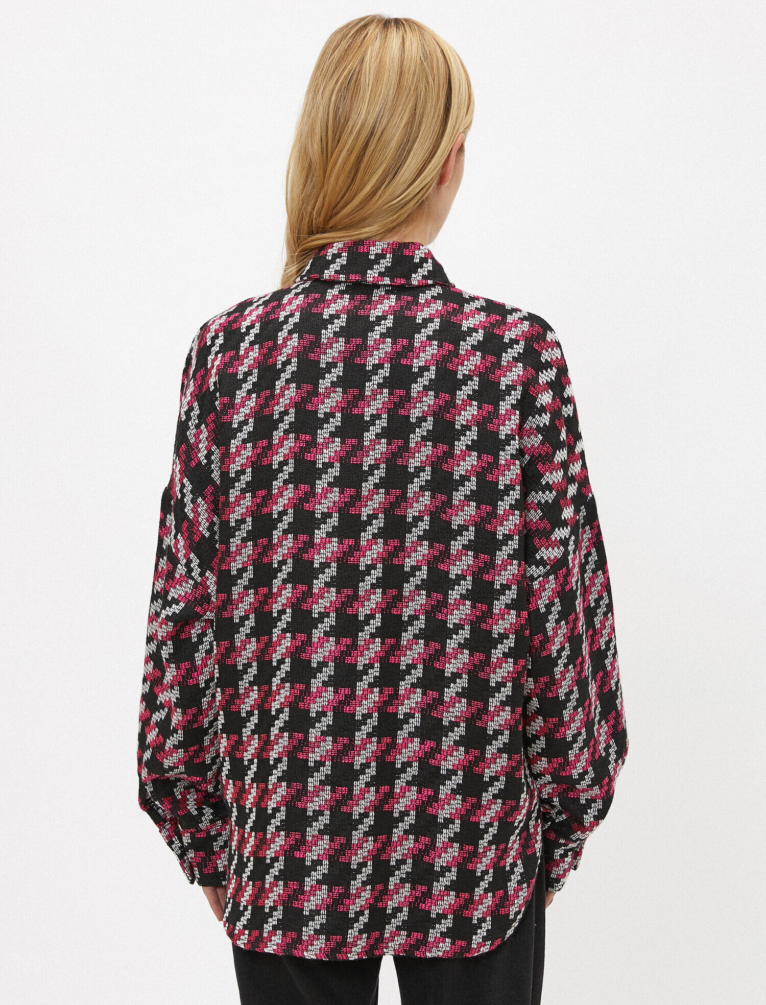   Ceket Gömlek Cepli Desenli Shacket