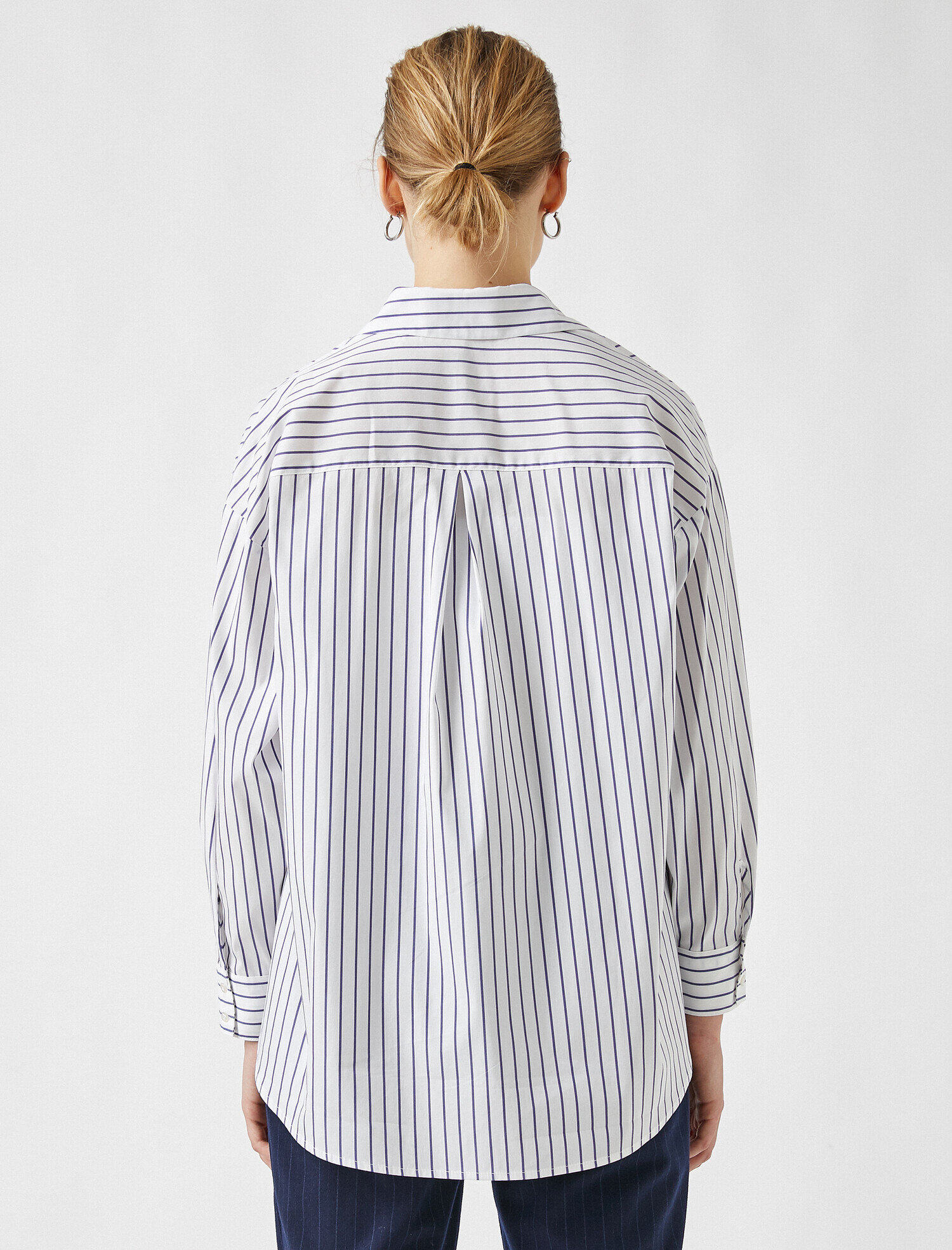   Çizgili Gömlek Uzun Kollu