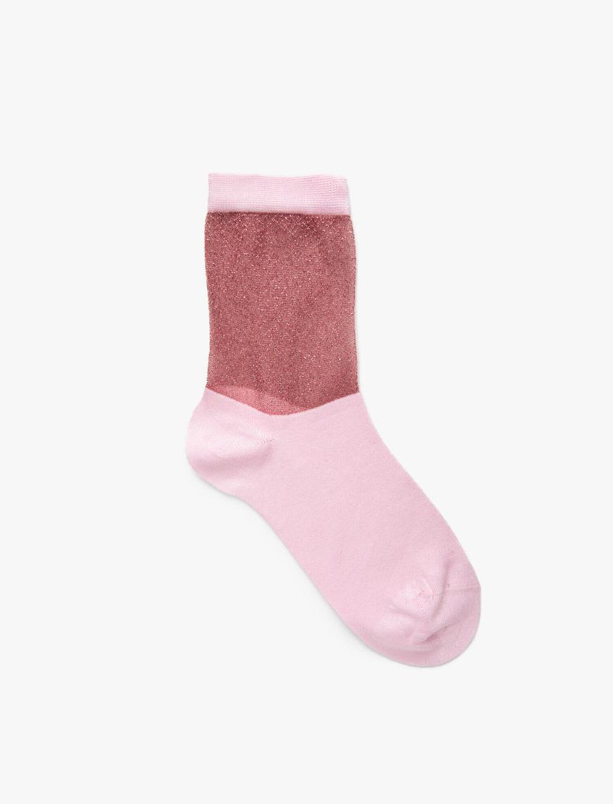  Kadın Simli Soket Çorap