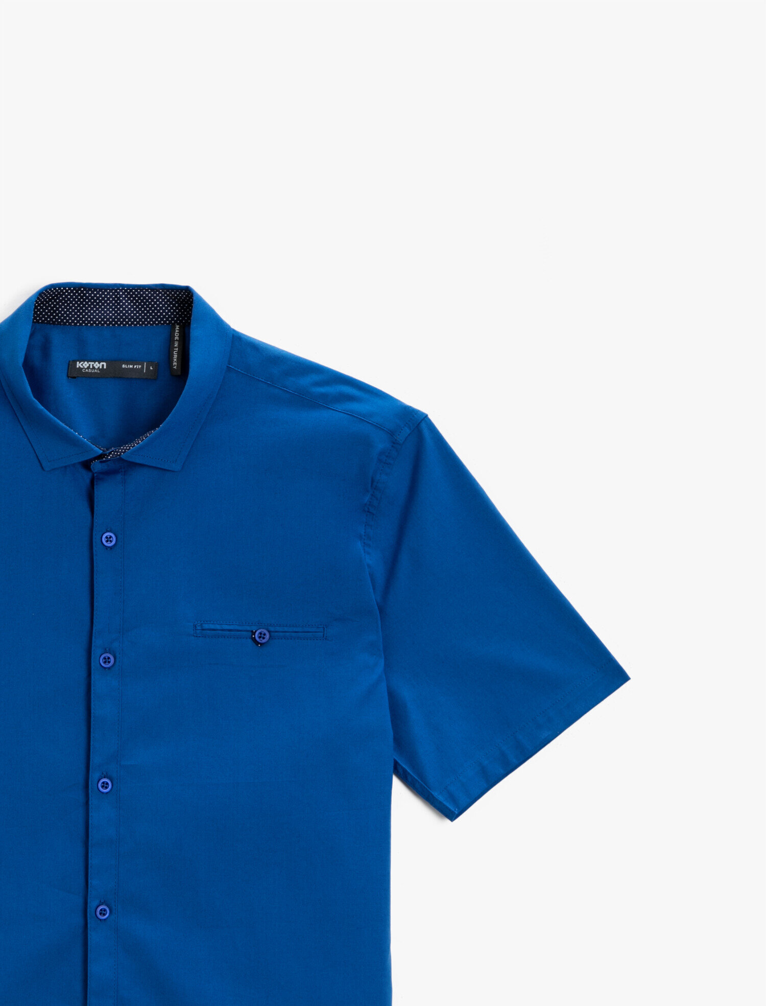 Kısa Kollu Gömlek Cep Detaylı